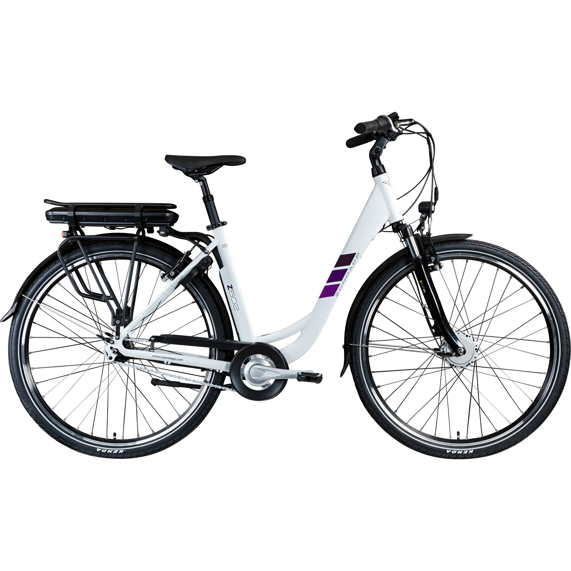 Zündapp E-Bike Z502 City 28 Zoll 7-Gang 522 Wh weiß lila Zündapp E-Bike Z502 City 28 Zoll 7-Gang 522 Wh weiß lila