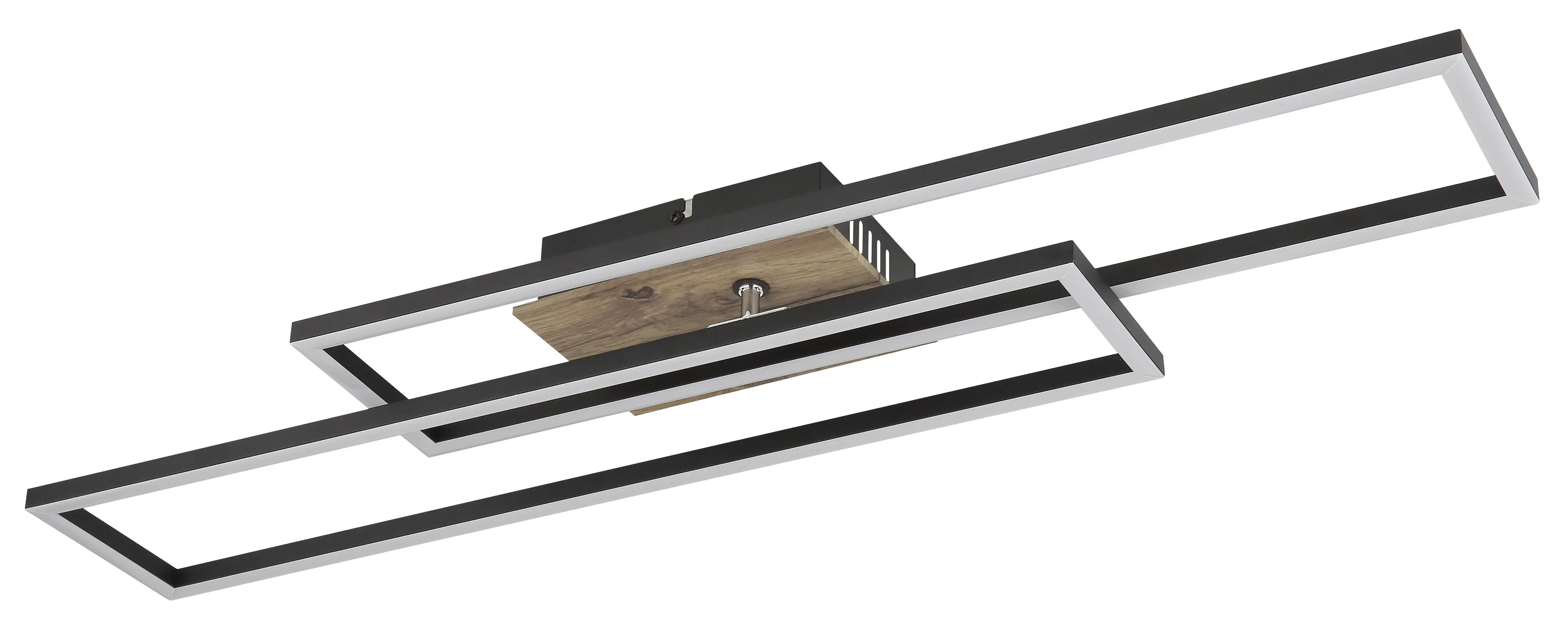 Globo Deckenleuchte Dakari 80 x 60 cm L x B schwarz warmweiß