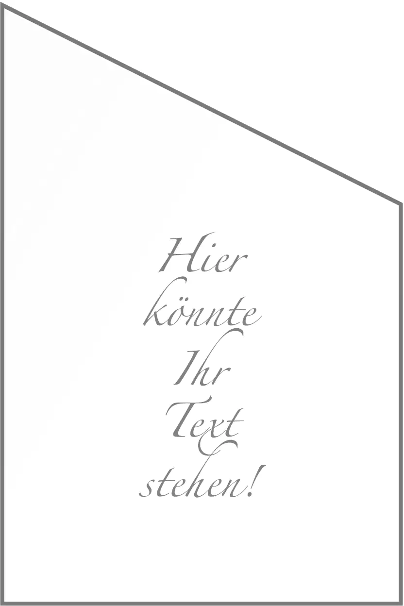 Ambiente Glaszaun Dekor Logo schräg, 120 x 180/120 cm gehärtetes 8 mm Glas