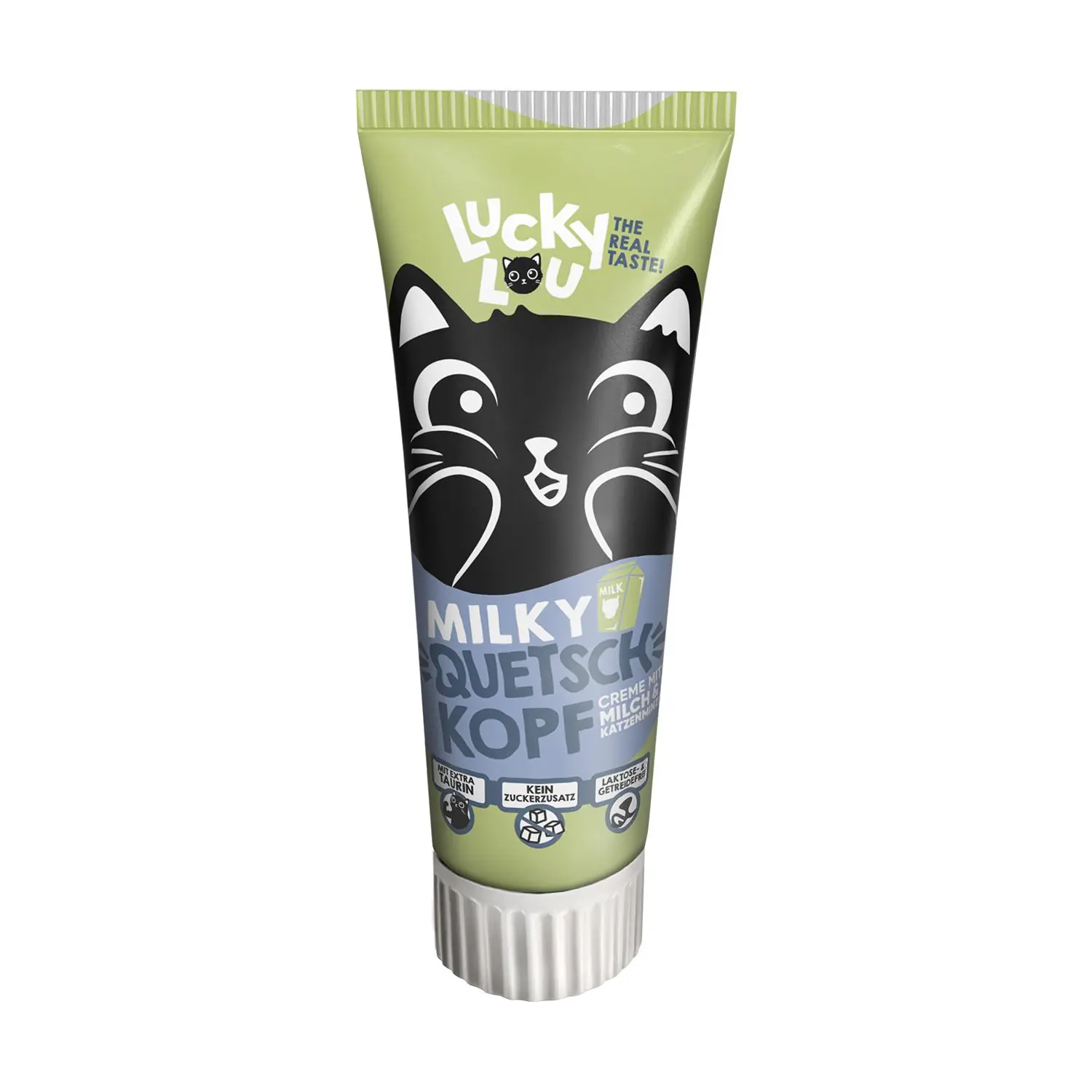 Lucky Lou Quetschkopf Katzensnack getreidefrei 75 g Milky