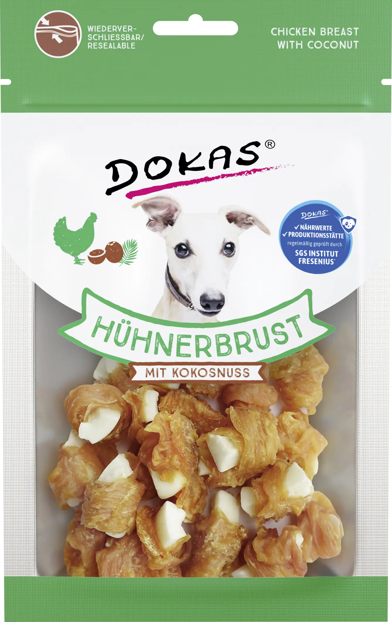 Dokas Hühnerbrust mit Kokosnuss 60 g