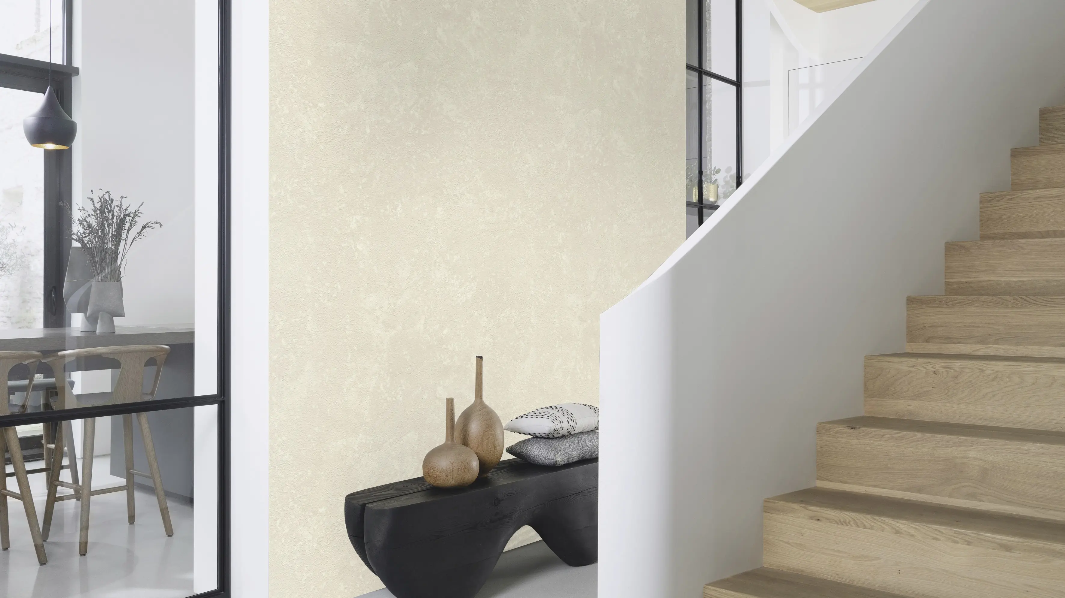 Rasch Vliestapete 315110 Beige-Hellbeige Uni 10,05 m x 0,53 m