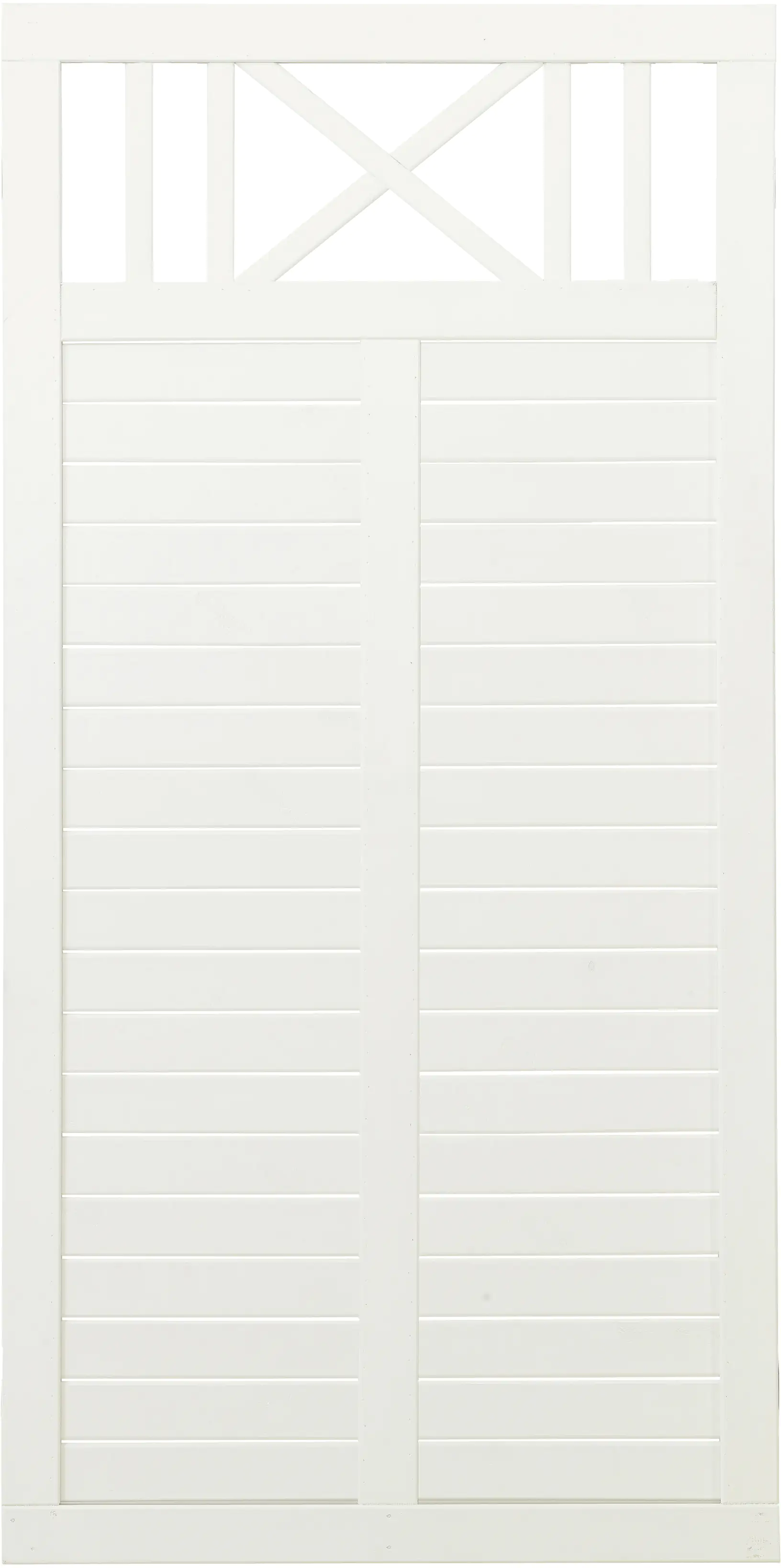 Plus Zaun Nostalgie 90 x 180 cm RAL 9010 Weiß