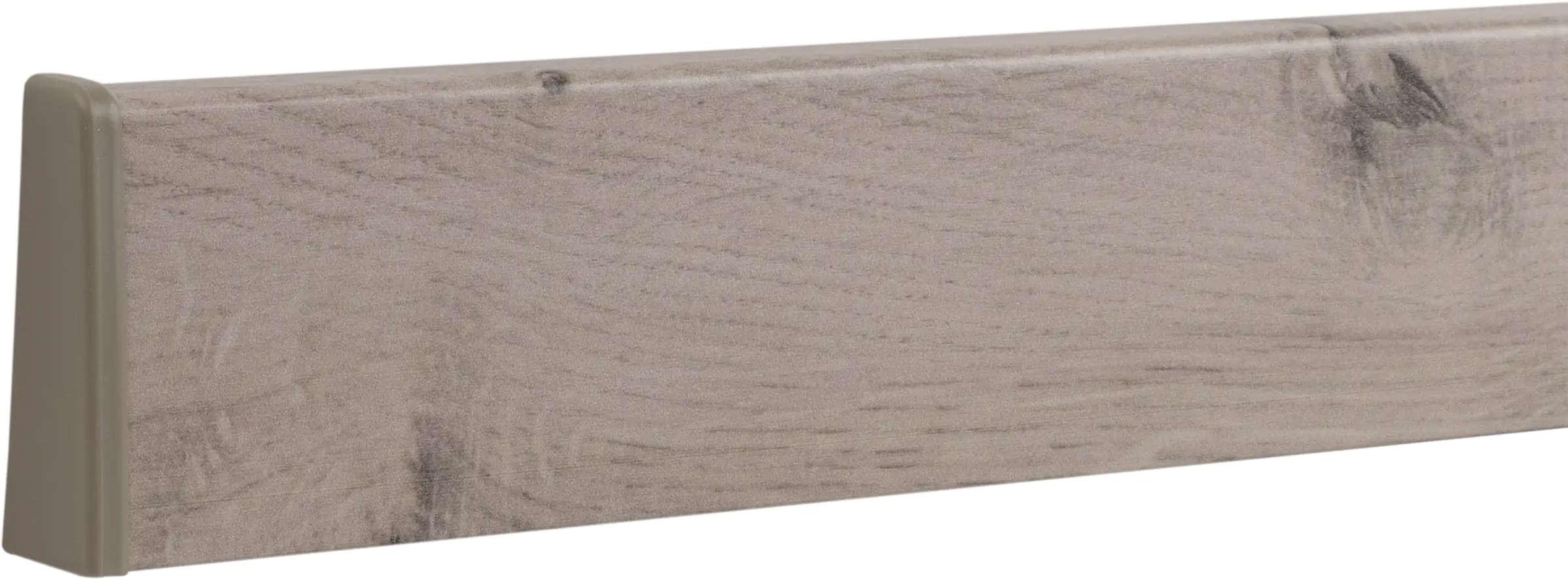 Classen Endkappen für Clip-Laminatleiste foliert 19 x 58 mm kieselgrau uni