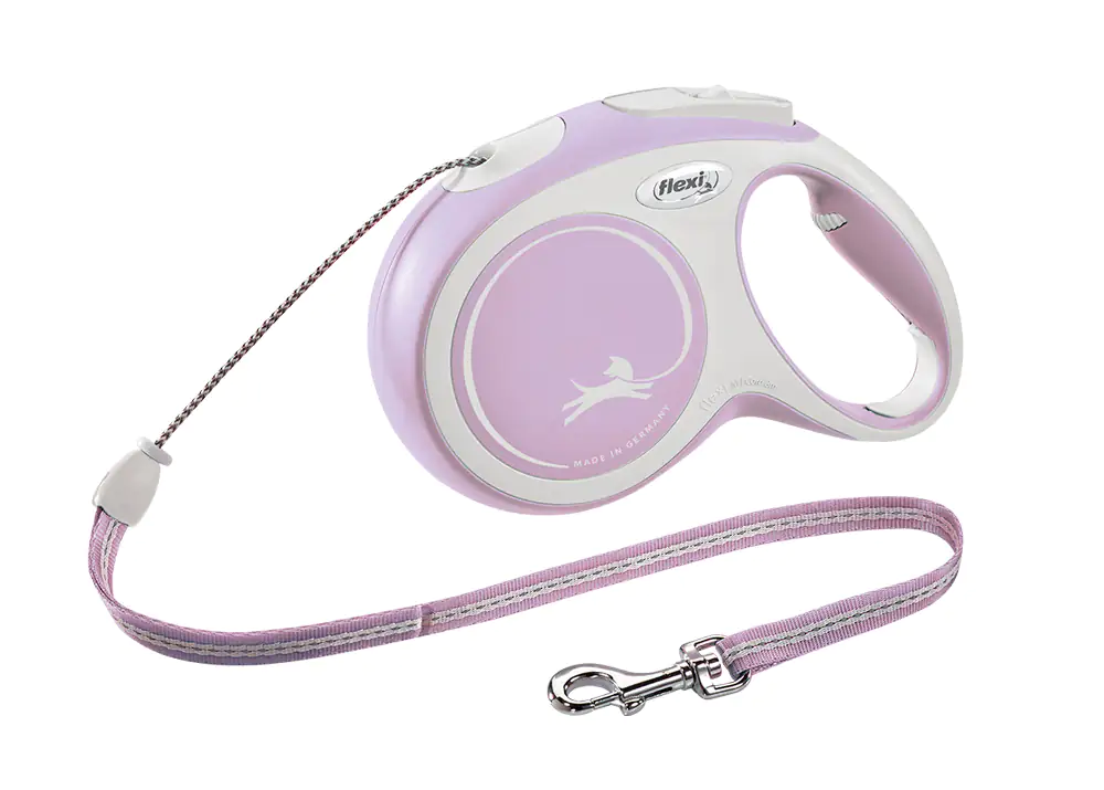 Flexi Hundeleine New Comfort rosa, Seil