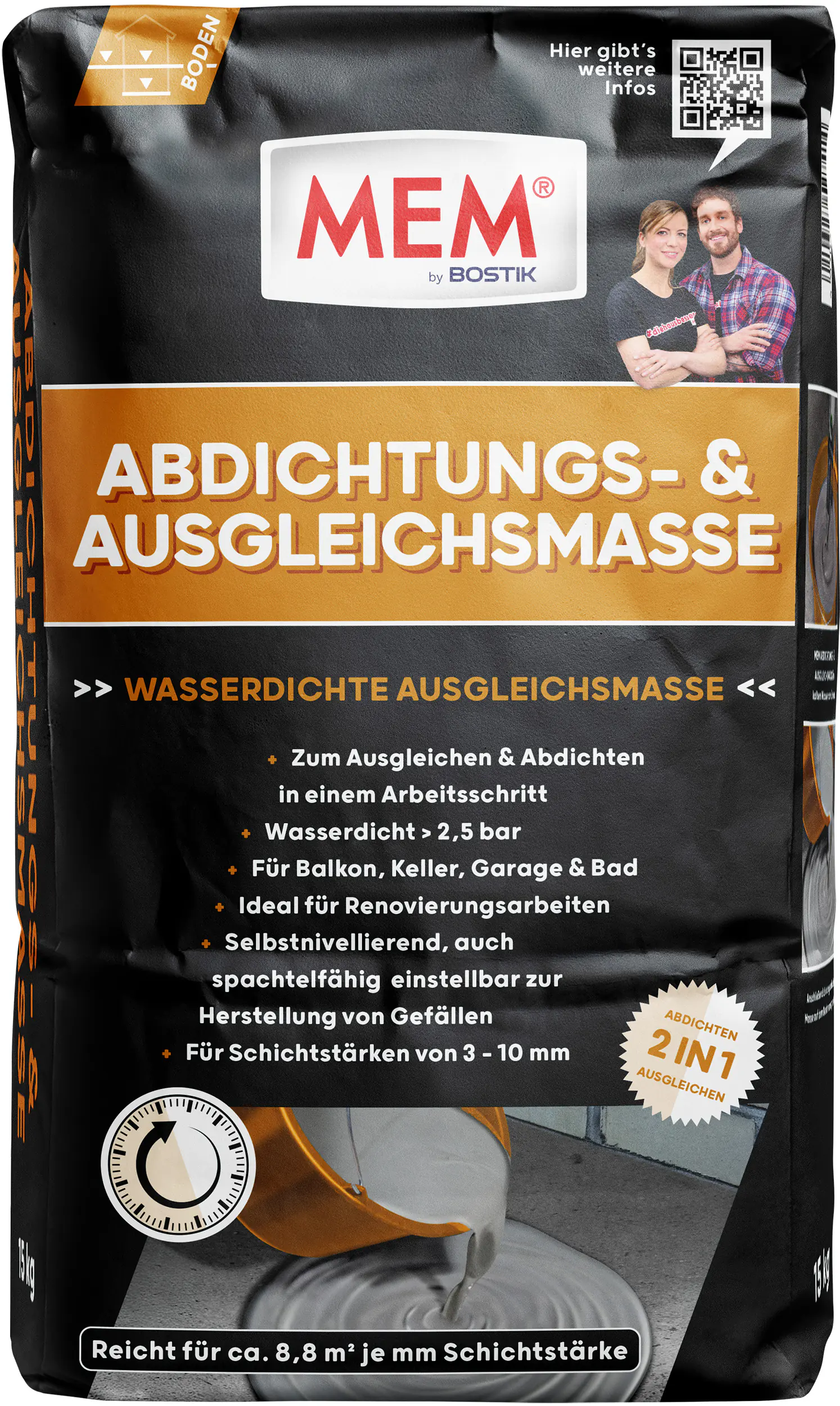 MEM Abdichtungs- & Ausgleichmasse 15 kg