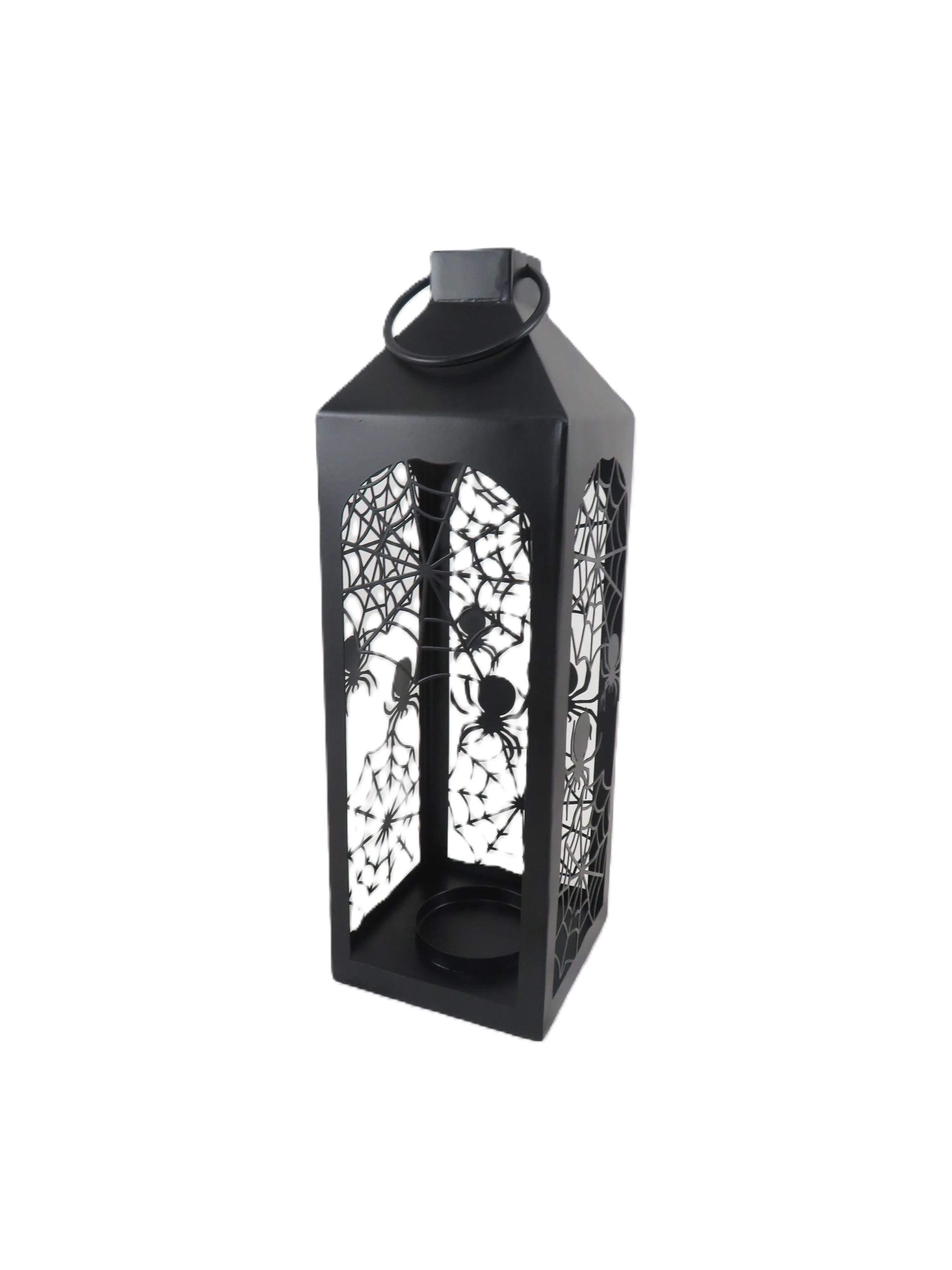TrendLine Deko-Laterne Metall 50 x 14 cm schwarz
