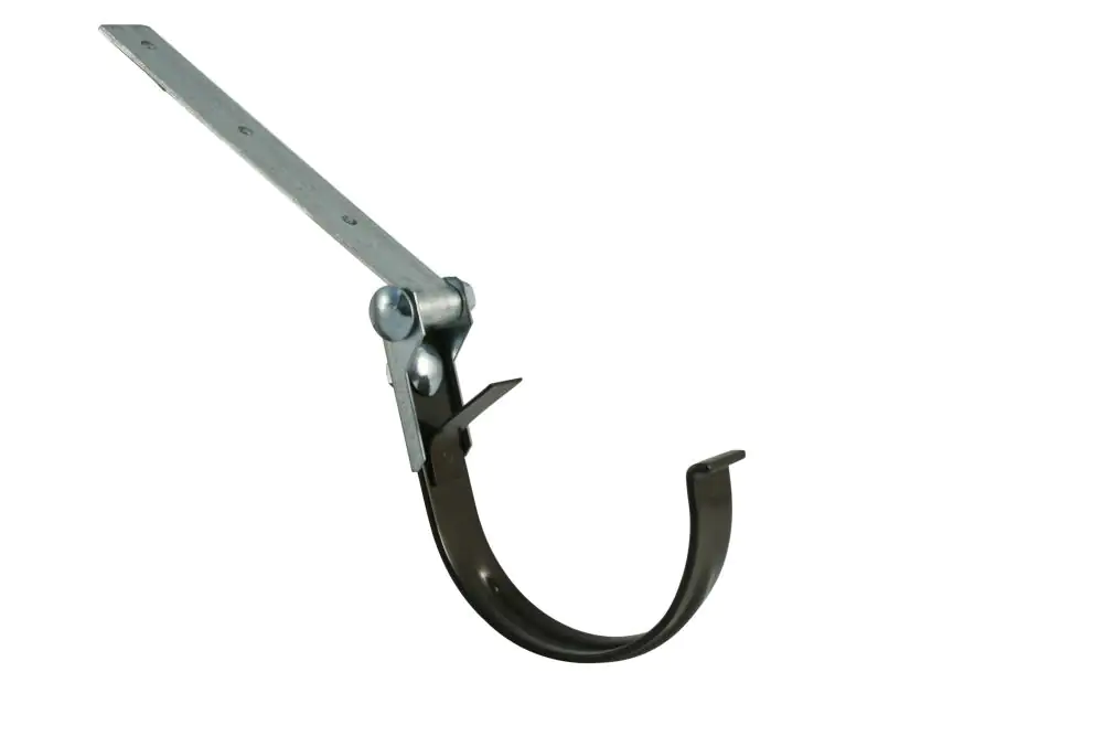 Marley Rinneneisen NW 125 mm, halbrund, mit Drehgelenk, braun