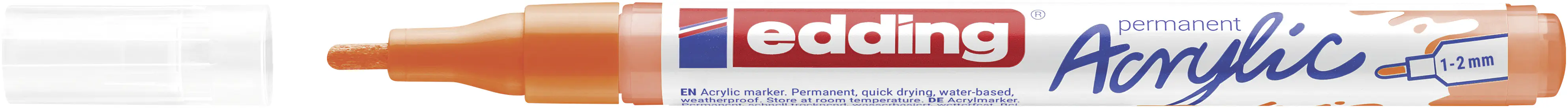 edding 5300 Acrylmarker fein neonorange 1 - 2 mm