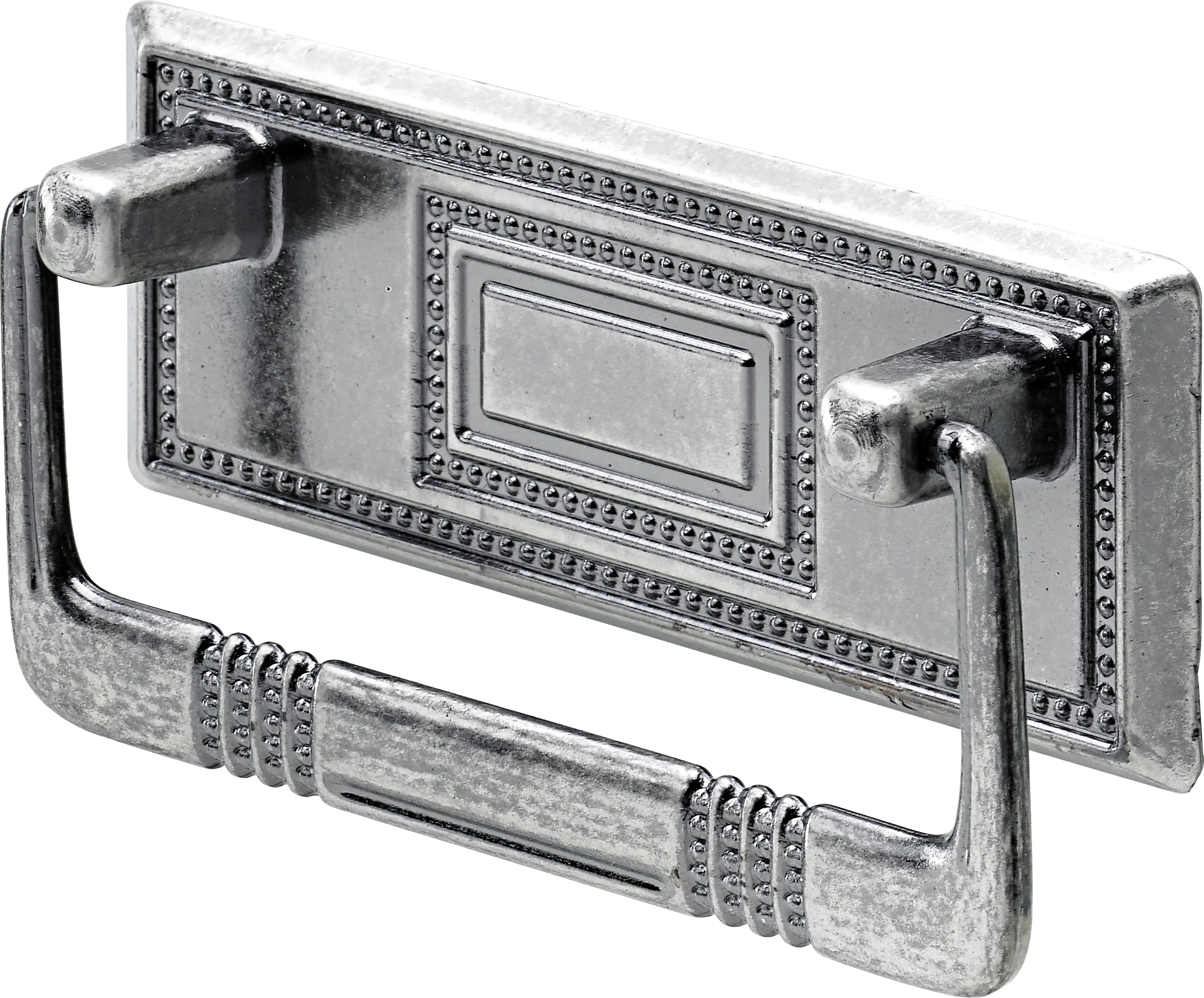 Hettich Möbelgriff Zinkdruckguss silber 33,0 x 96,0 x 14,0 mm - 1 Stück
