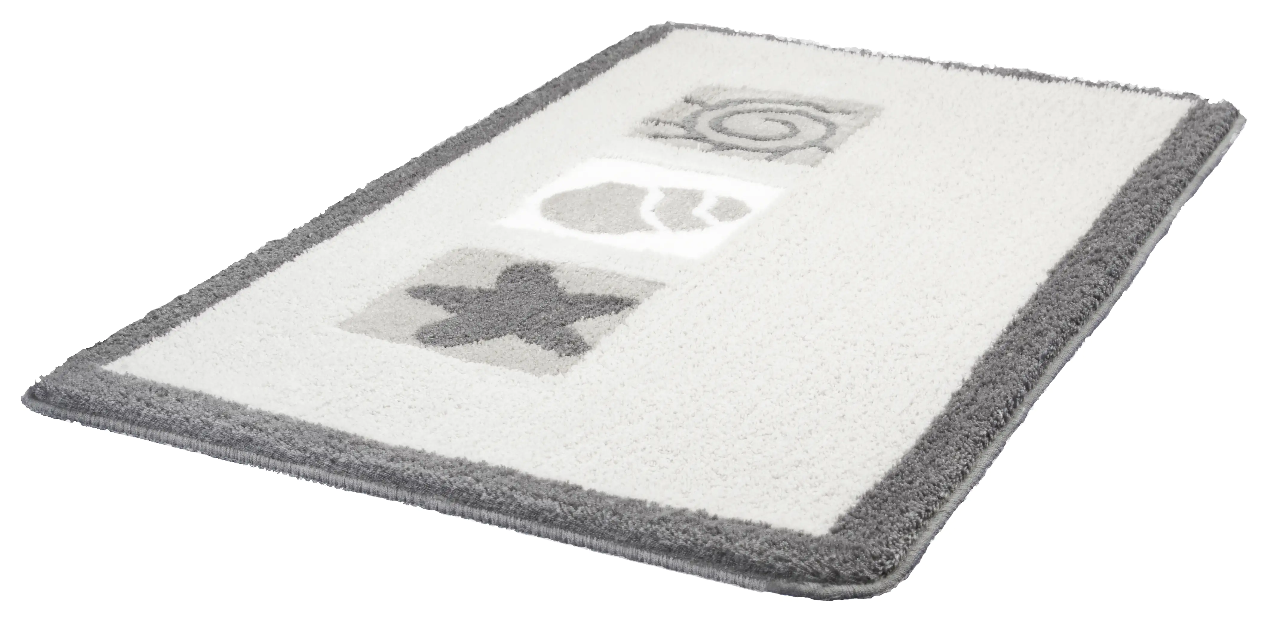 Kleine Wolke Badteppich Beach auster, 70 x 120 cm