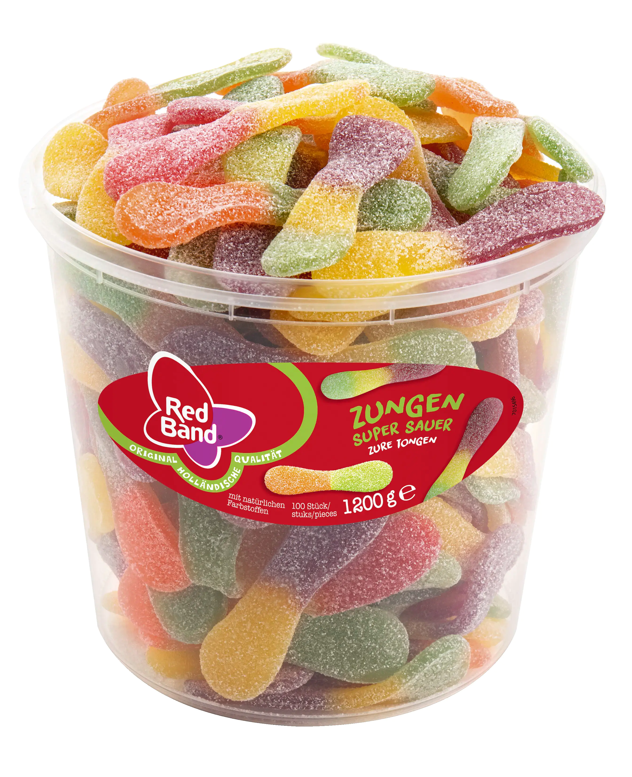 Red Band Fruchtgummi Zungen super sauer 1200 g
