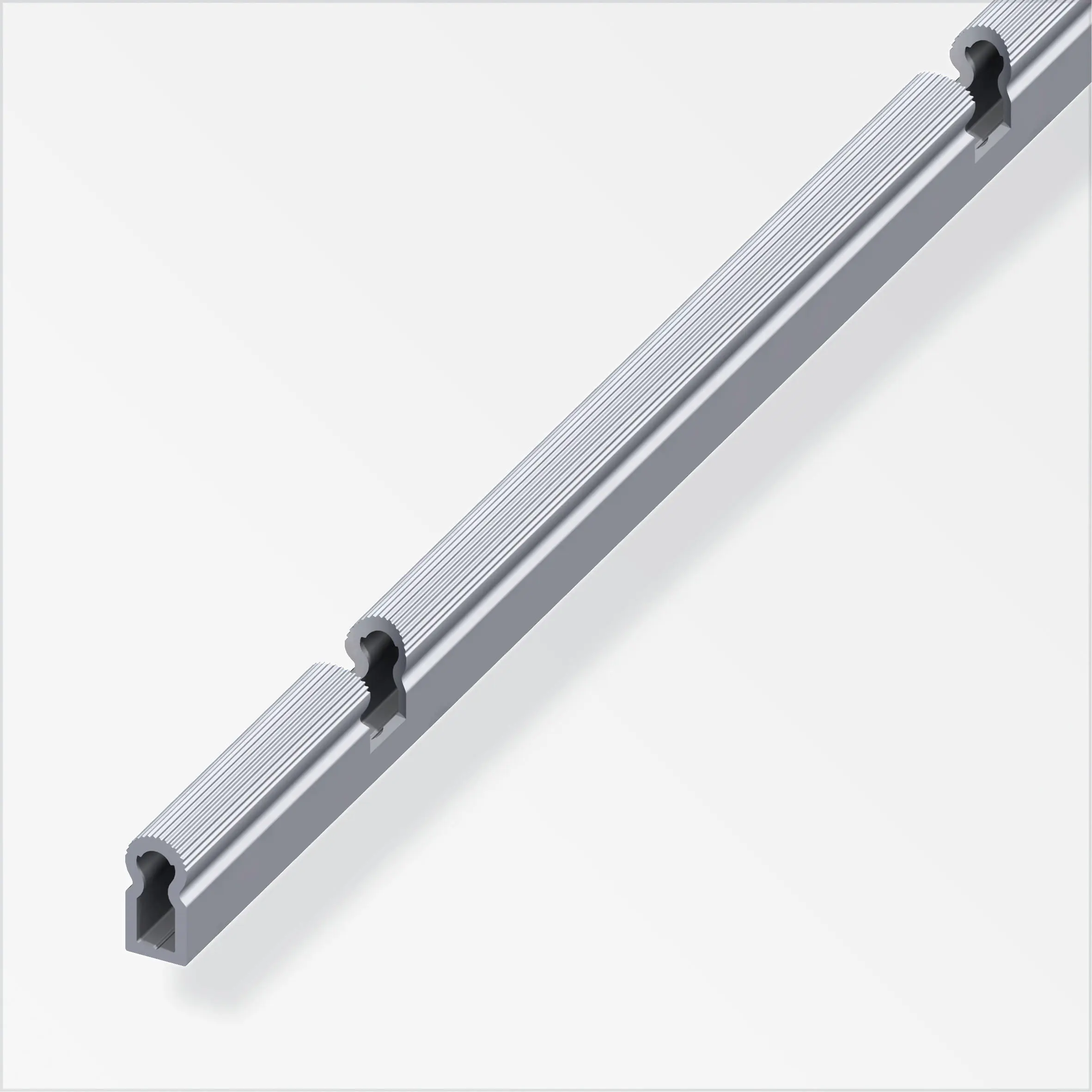 alfer Alu-Träger-Profil Renovation 1 m, 16.5 x 8 mm Alu roh blank