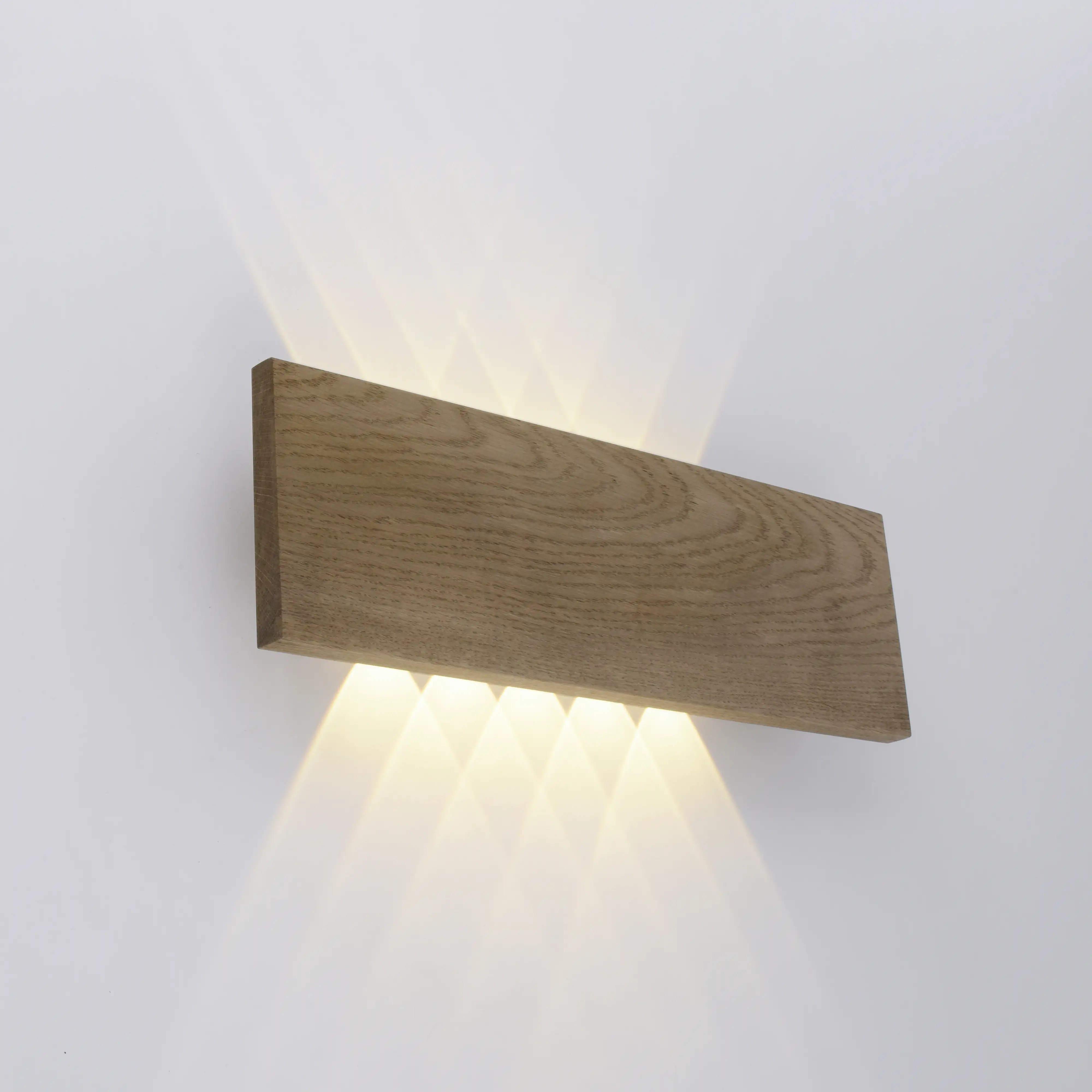 Paul Neuhaus LED Wandleuchte Palma holz 45 x 14 cm Up & Down warmweiß