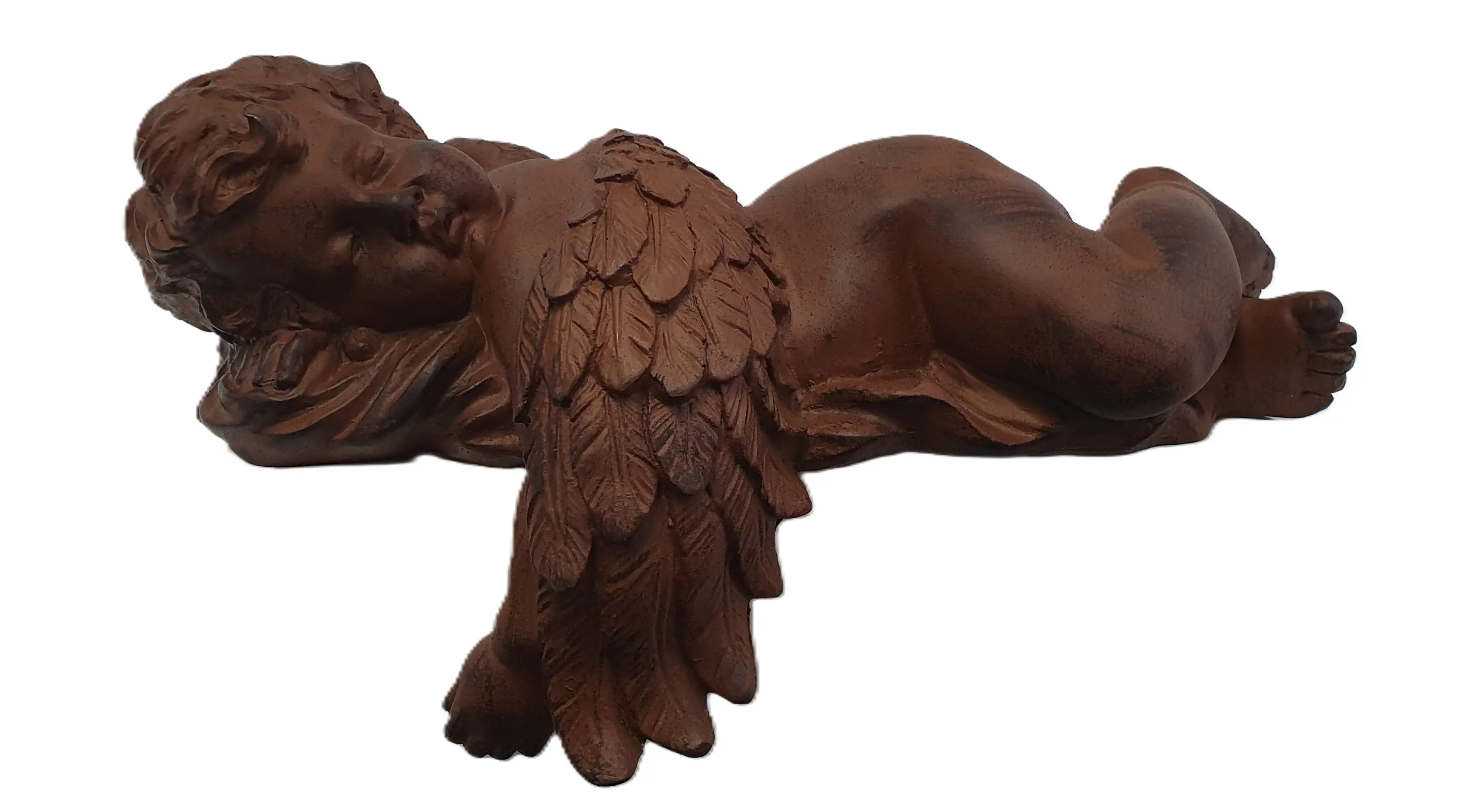 Dekofigur Regalengel rost links 24 x 40x x 20 cm