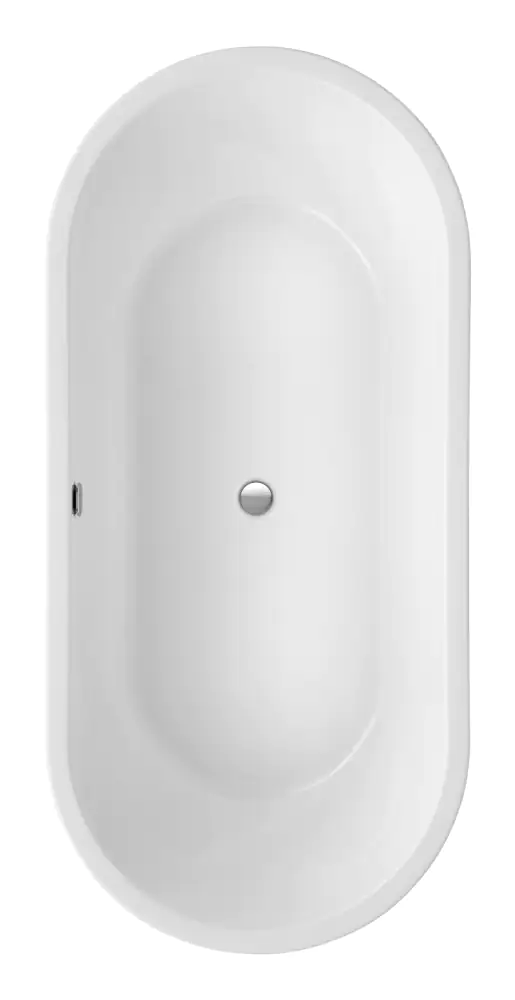 Ottofond Freistehende Badewanne Carney 190 x 89,5 x 45 cm, weiß