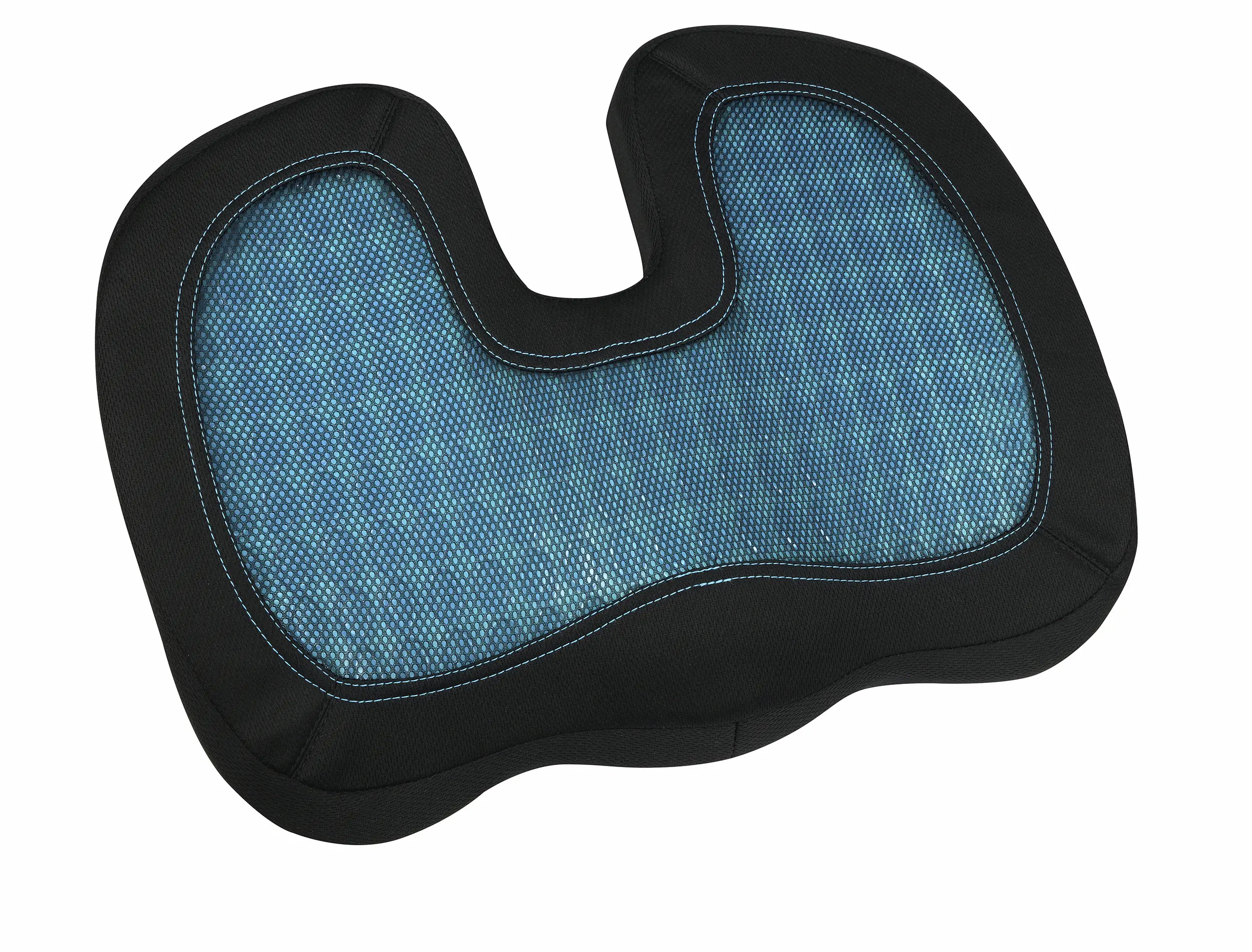 APA Sitzkissen mit Geleinlage schwarz/blau 45 x 37 cm APA Sitzkissen mit Geleinlage schwarz/blau 45 x 37 cm