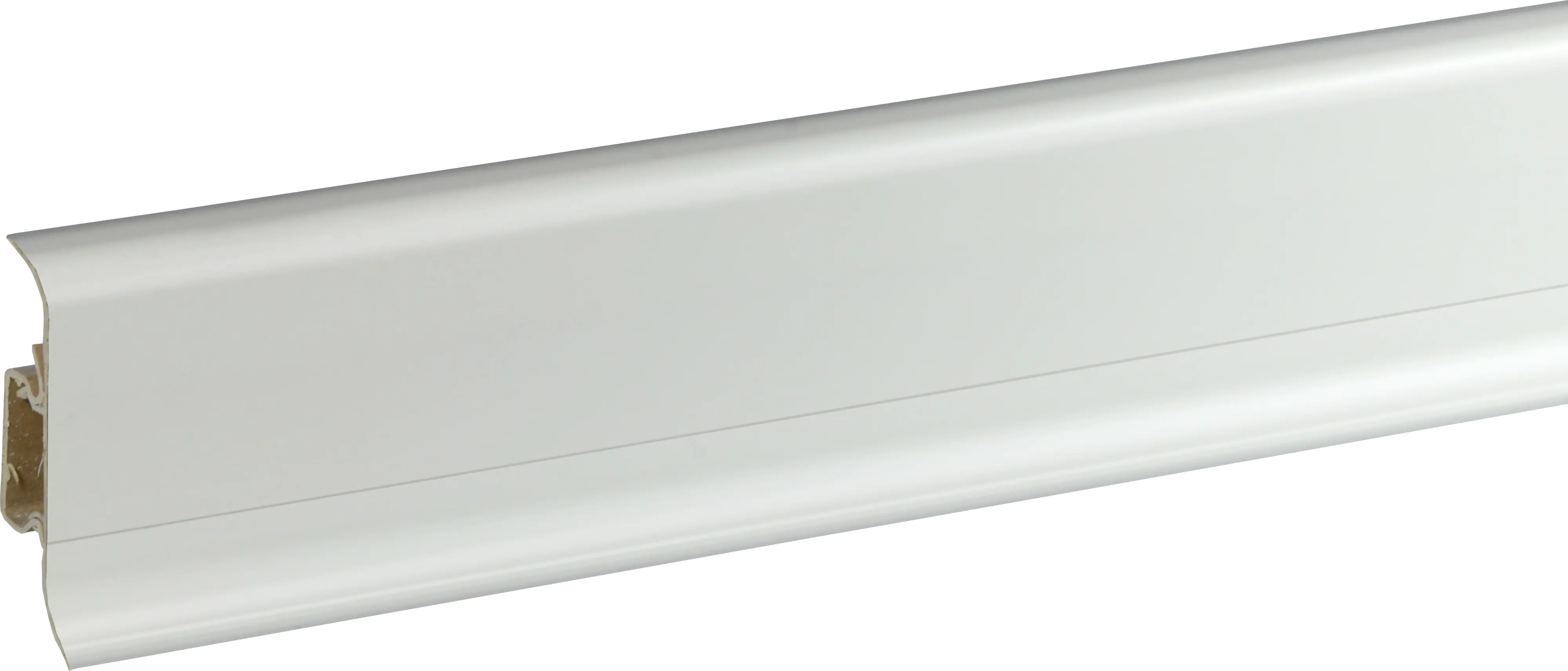 FN Neuhofer Klemmsockelleiste 250 cm 50 x 22,5 mm weiß