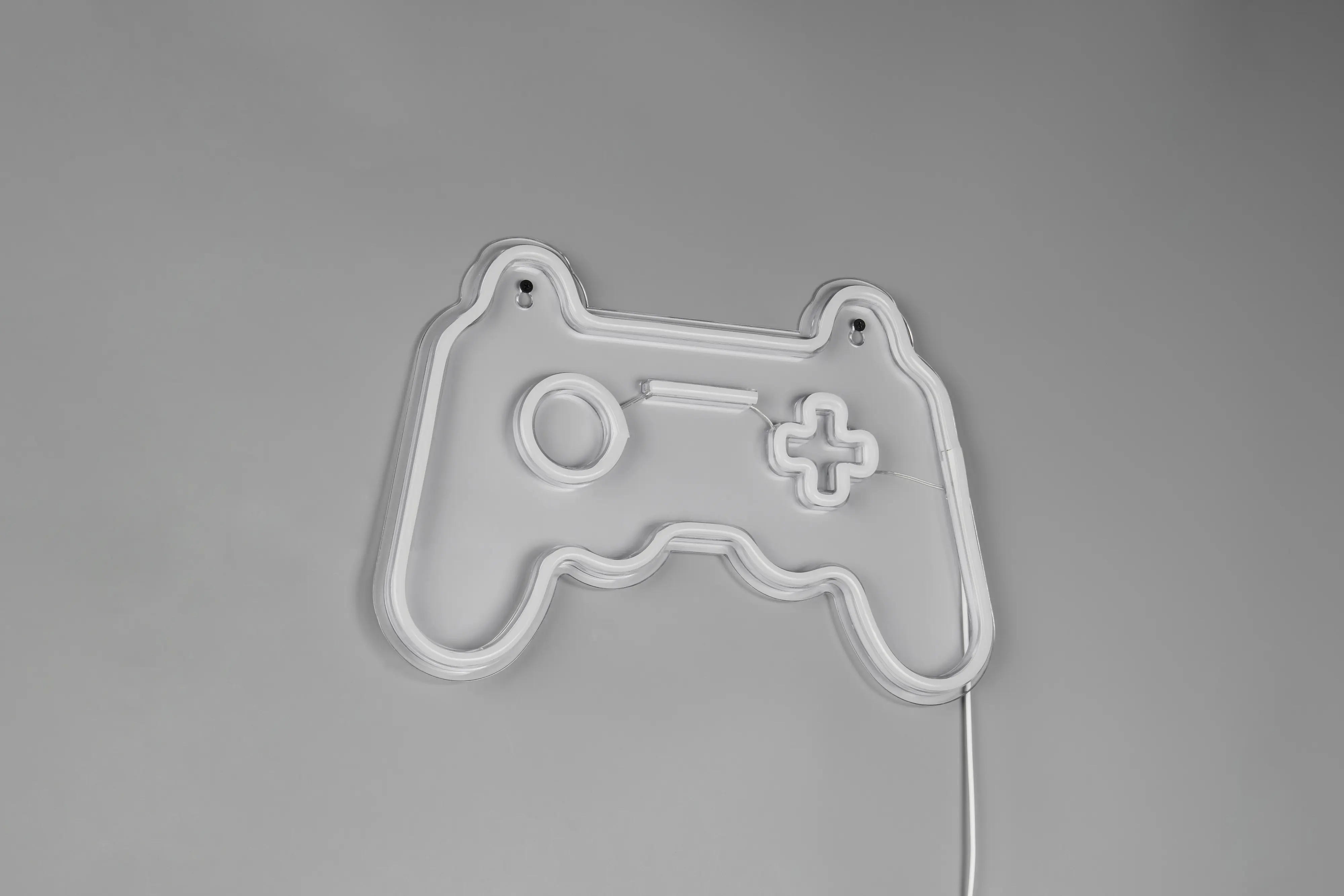 Reality LED Wandleuchte Gamer Controller 41 x 28 cm warmweiß transparent