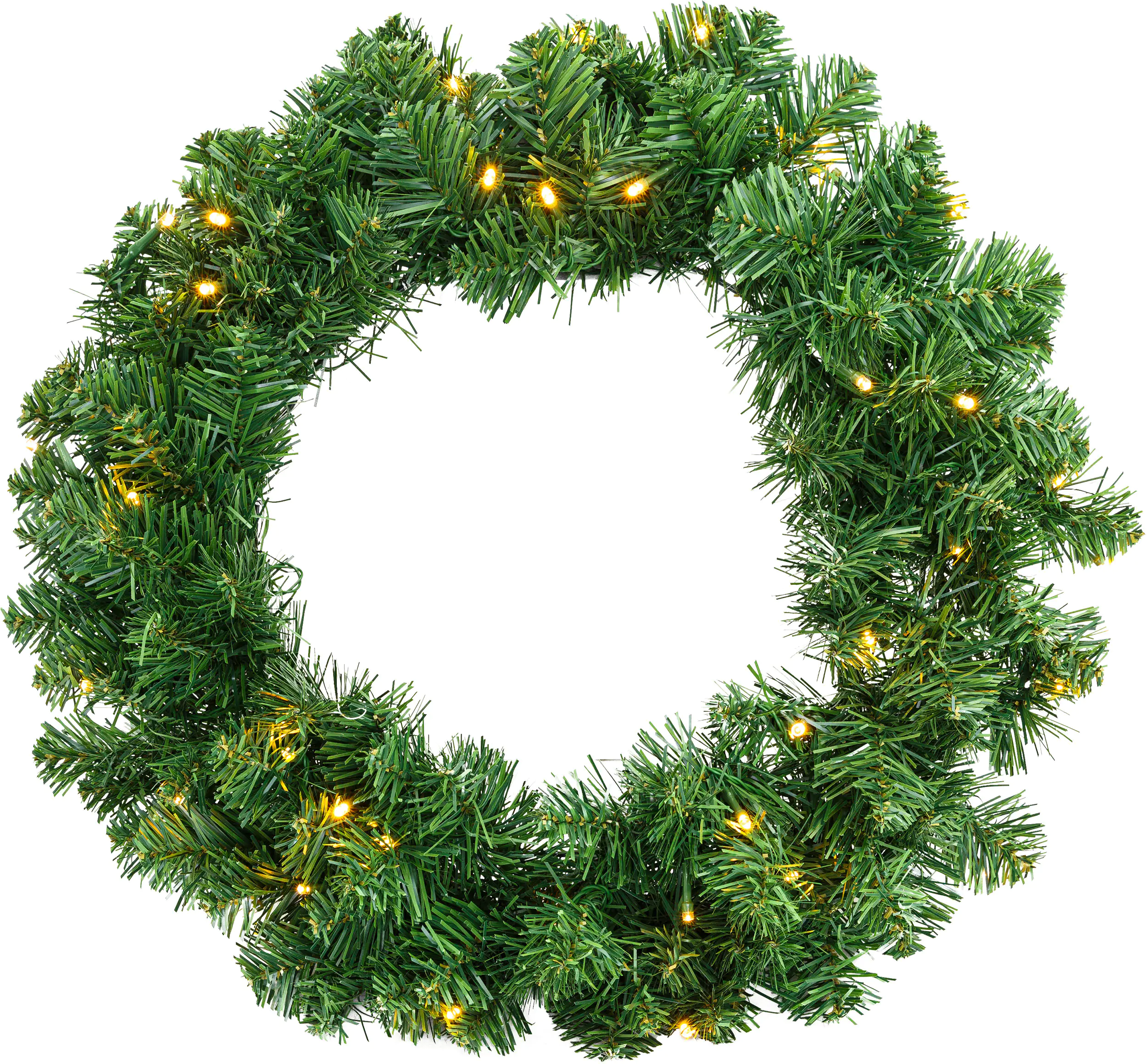 8719152256037_02 Kaemingk Imperial Kranz grün 40 LED Ø 50 cm