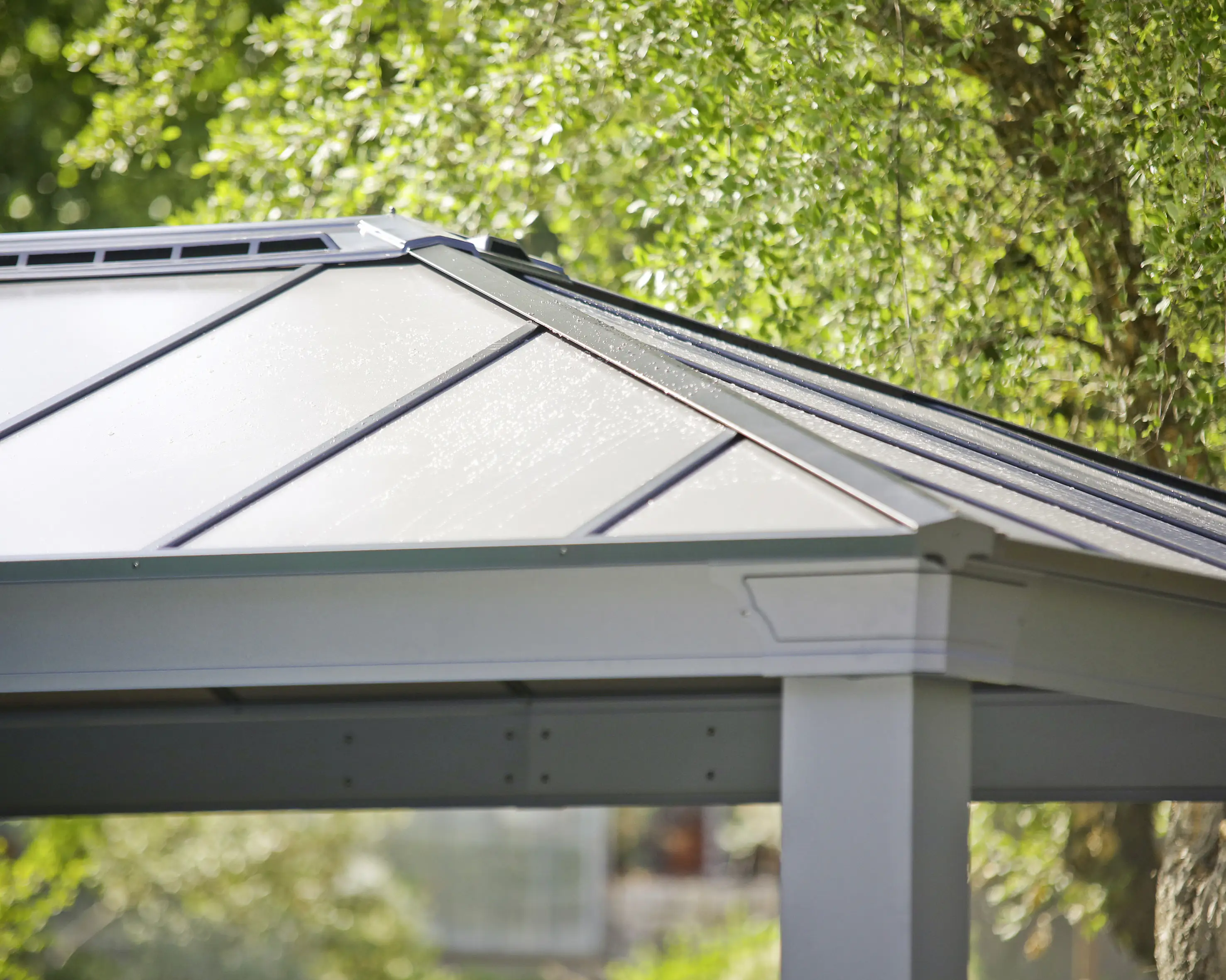Canopia Pavillon Dallas 4300 4,26 x 3,64 m grau Canopia Pavillon Dallas 4300 4,26 x 3,64 m grau