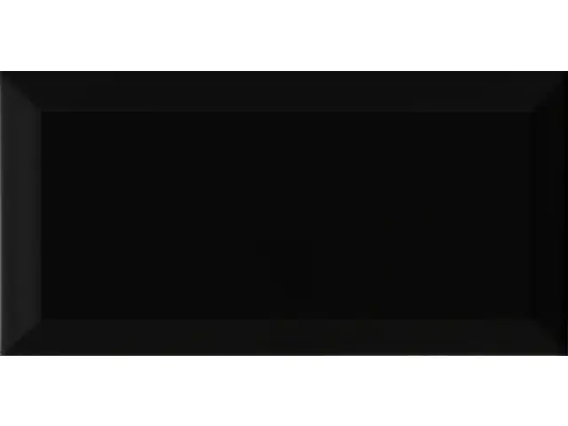 Wandfliese Metro 10 x 20 cm schwarz