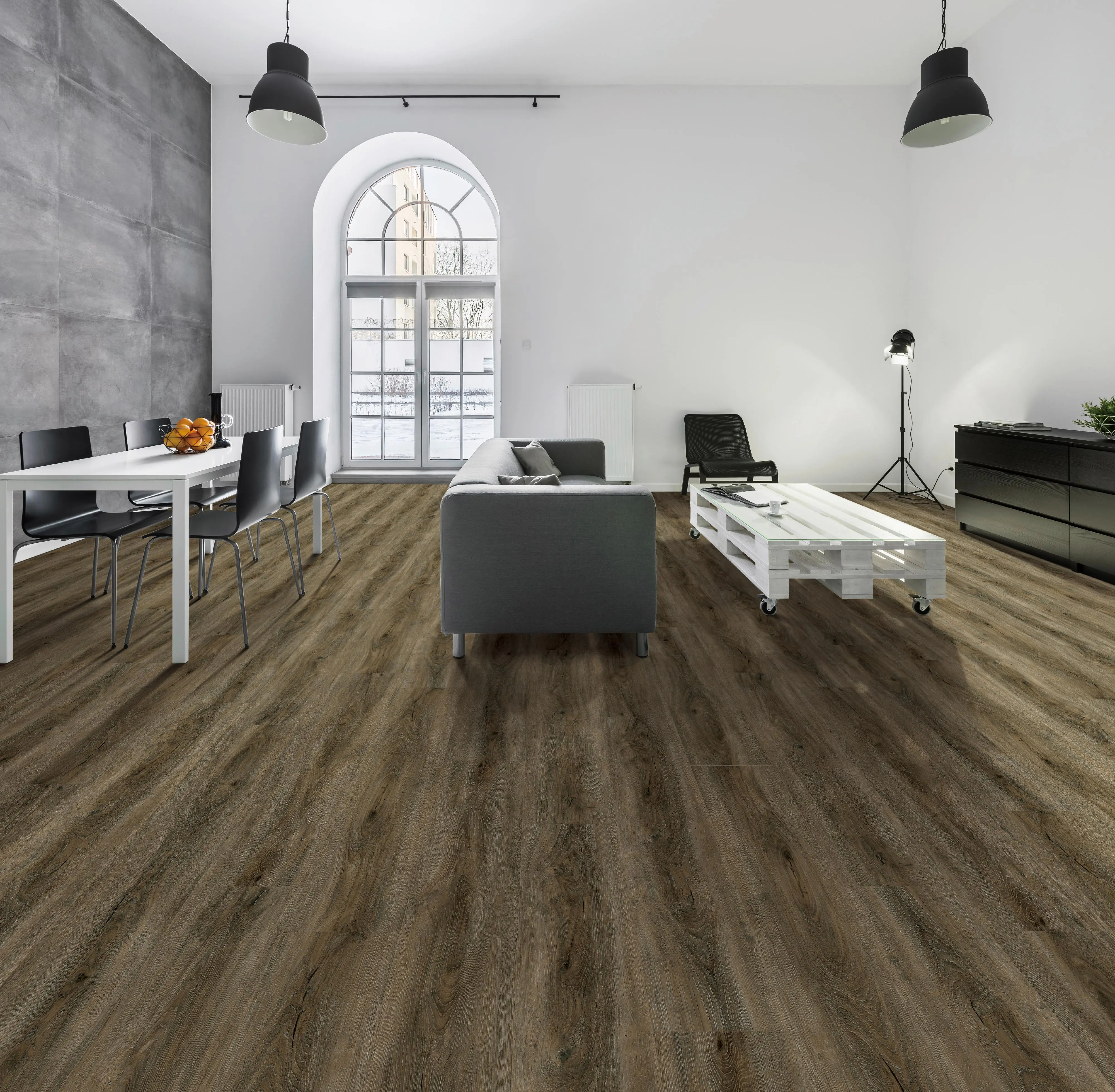 Decoflooring Vinylboden Eiche Amsterdam 122 x 22,9 cm 4,5 mm