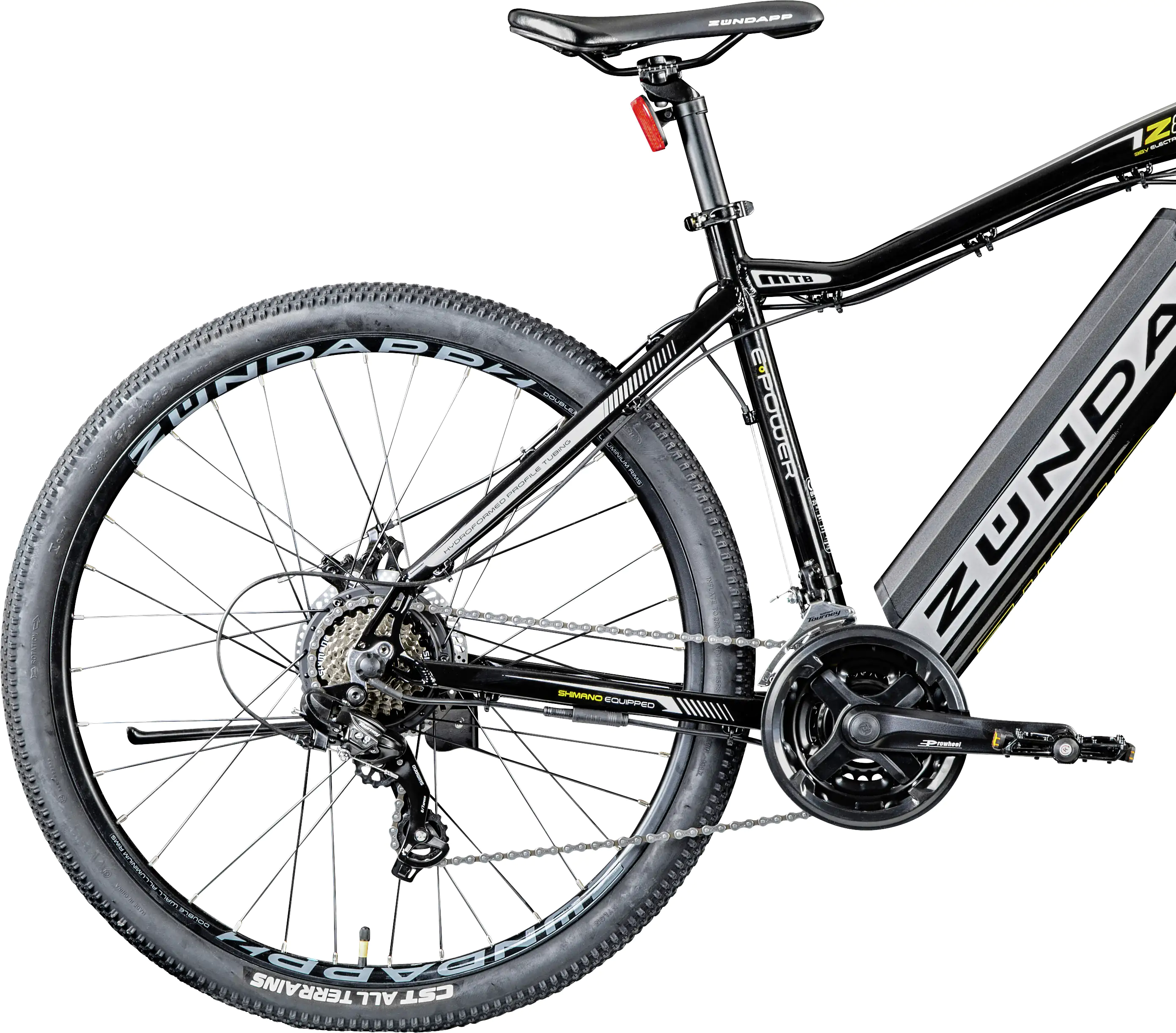 Zündapp E-Bike MTB Z801 27,5 Zoll 21-Gang 418 Wh silber