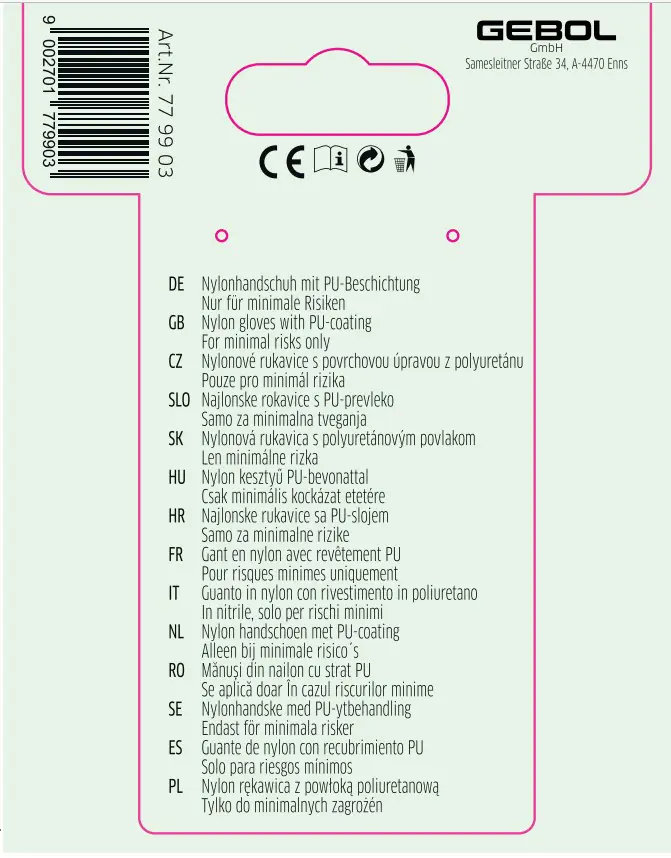 Gebol Handschuh Tommi orange  