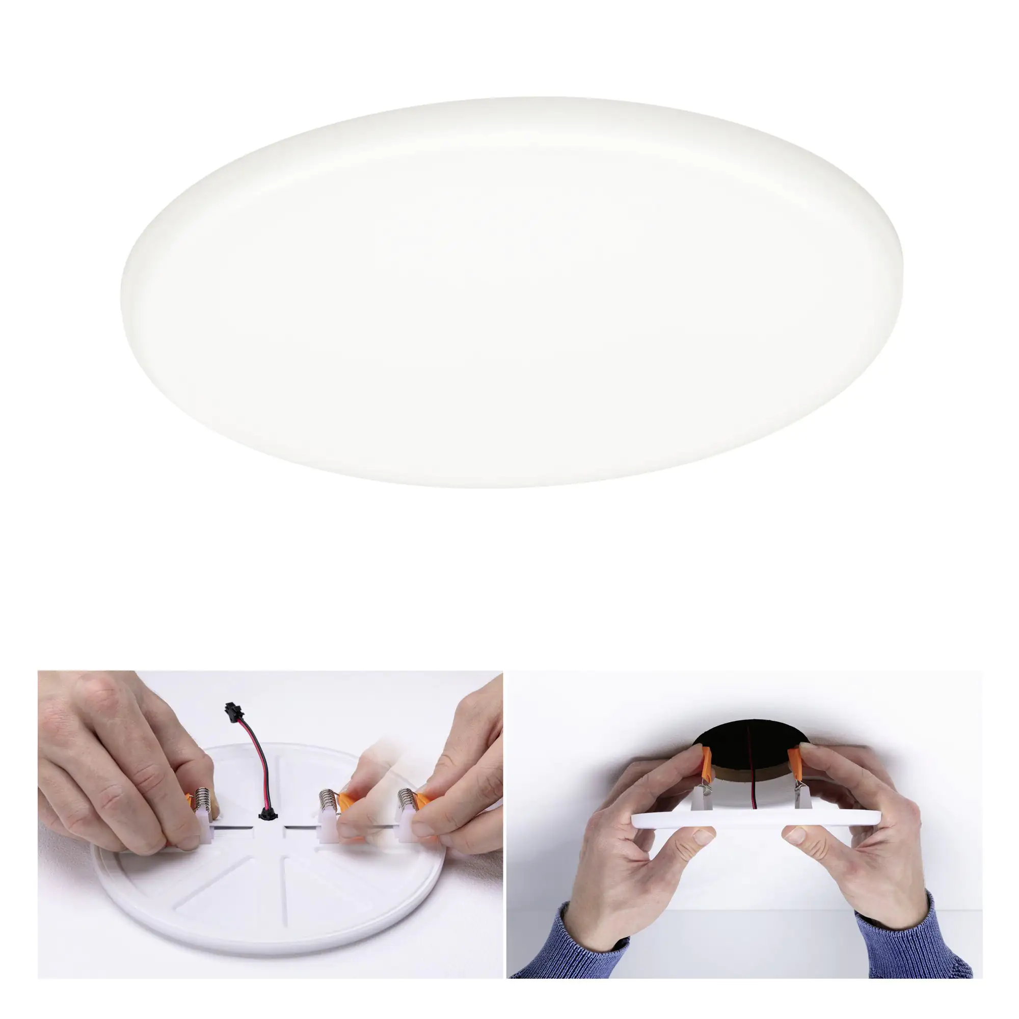 Paulmann Einbauleuchte LED Veluna Varifit rund 18,5 cm 17,5 W satin