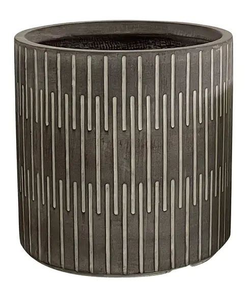 Mica Decorations Pflanztopf Oslo Topf Ø 37 x 36,5 cm dunkelbraun