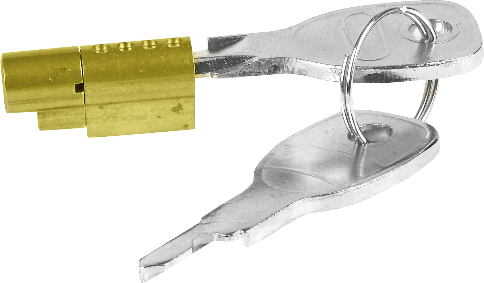 LAS Steckschloss für Kupplungsklaue mit 2 Schlüsseln