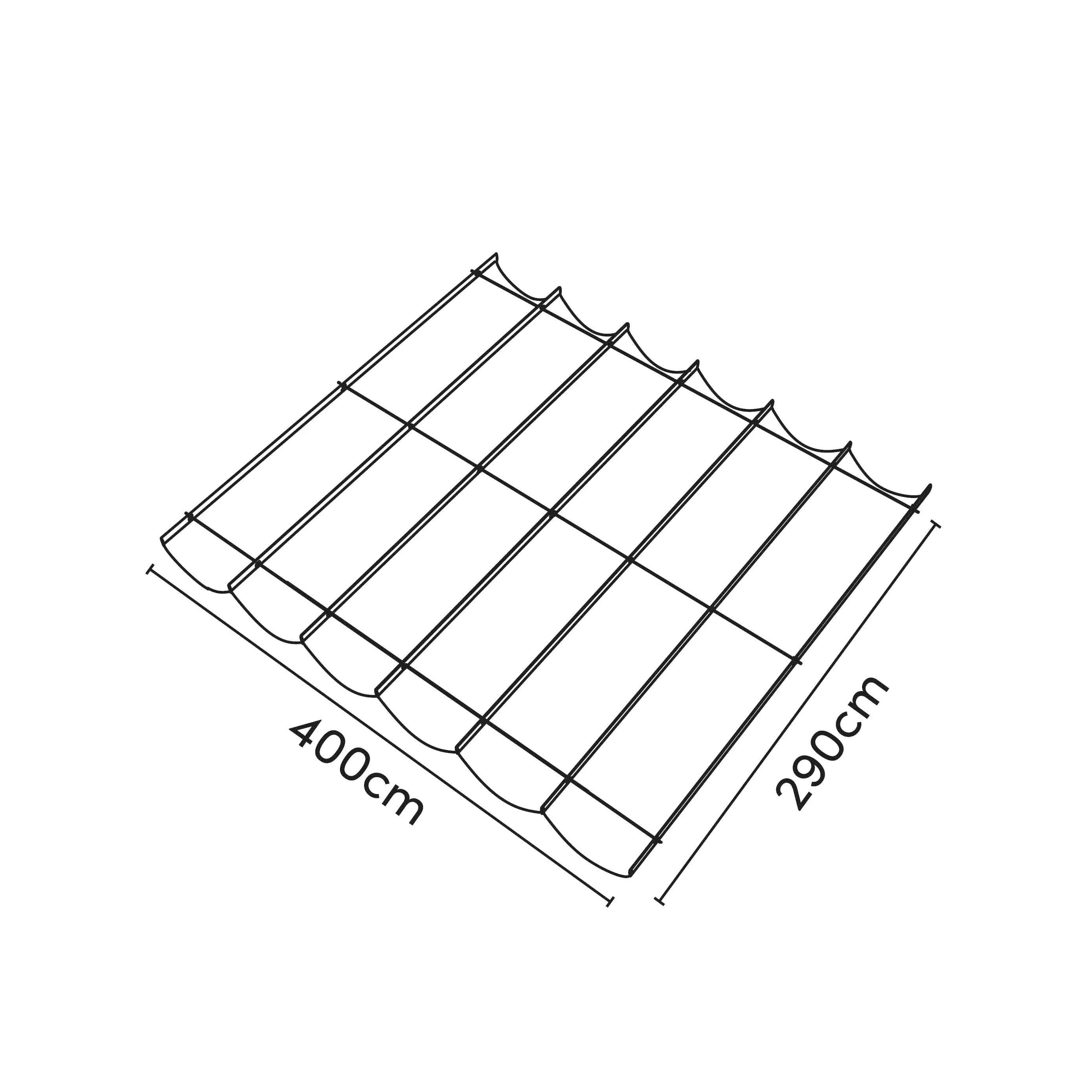 Platinum Faltsonnensegel Coolfit 2,9 x 4 m altweiß