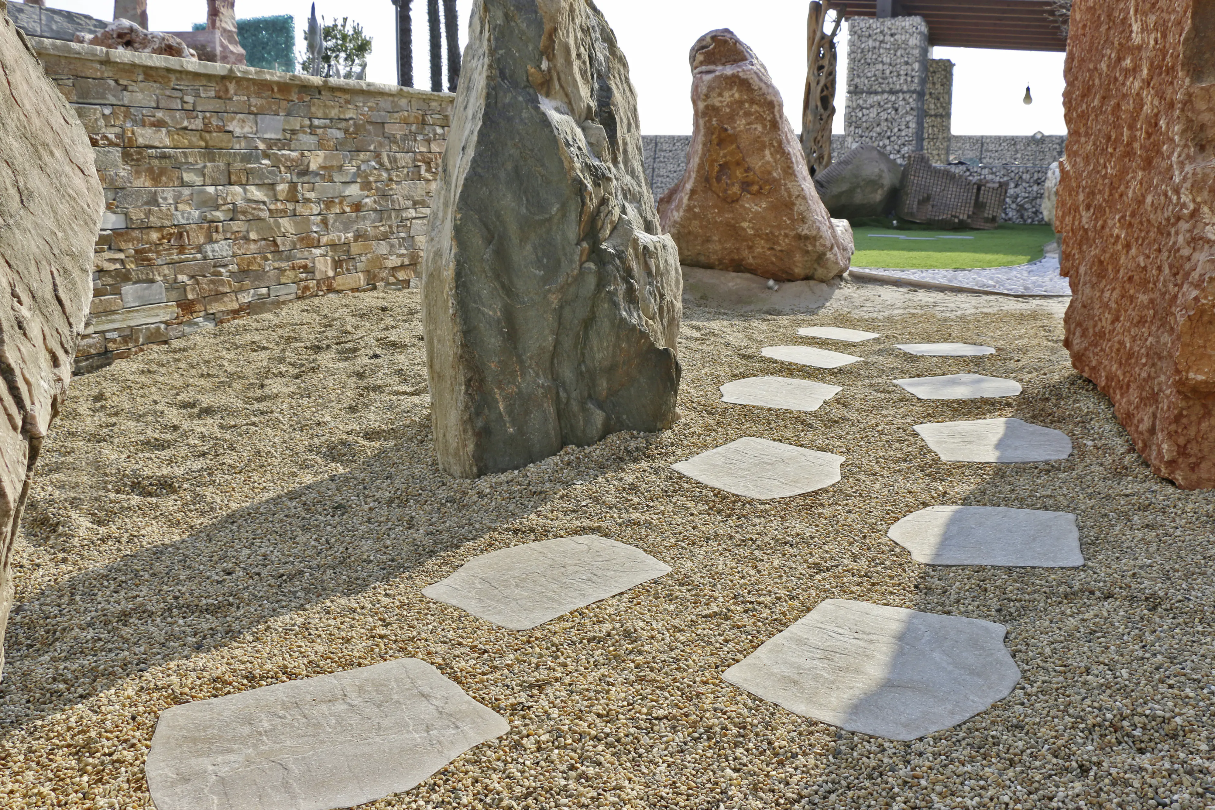 Trittstein Stone Gres 42 x 36 cm beige