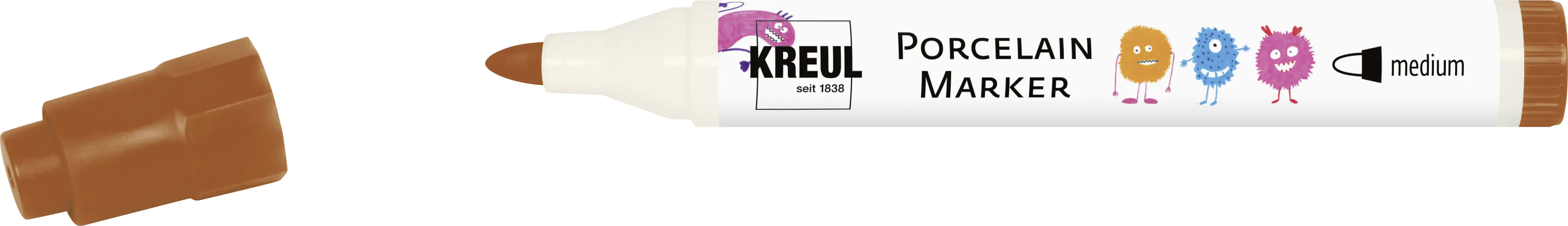  Kreul PorcelainPen easy braun 1 - 3 mm
