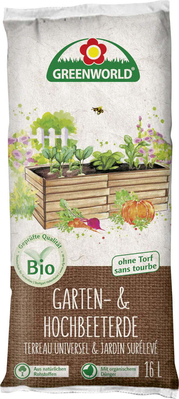 ASB Greenworld Bio Garten- und Hochbeeterde 16 L torffrei ASB Greenworld Bio Garten- und Hochbeeterde 16 L torffrei