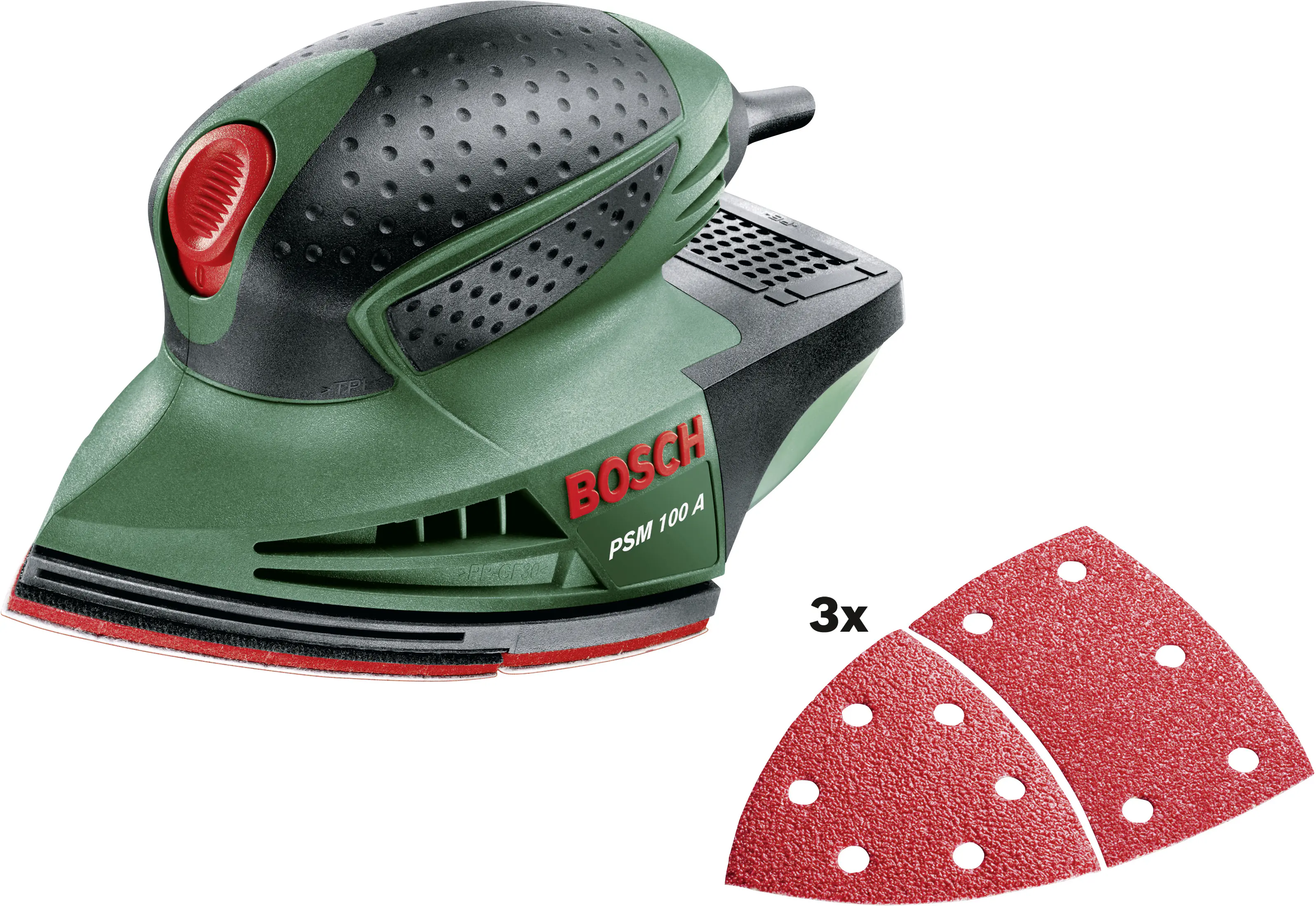 Bosch Multischleifer PSM 100 A 100 W inkl 3 Schleifblätter