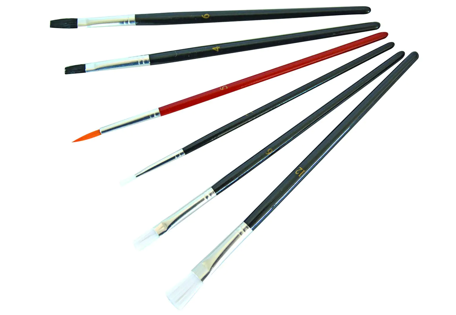 Nespoli Künstlerpinsel-Set 6-teilig