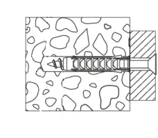 Fischer Spreizdübel SX green 8.0 x 40 mm - 45 Stück