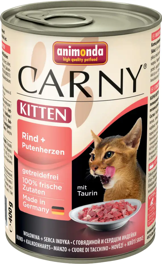 Animonda Carny Kitten Rind + Putenherzen 400 g
