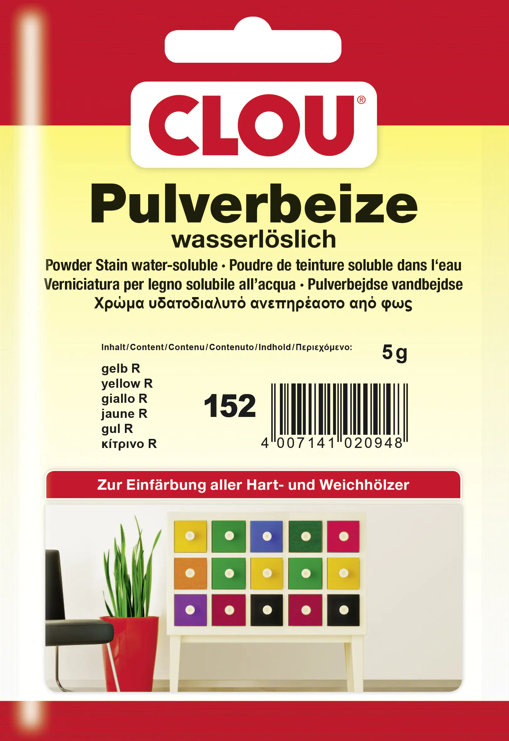 Clou Pulverbeize 5 g gelb