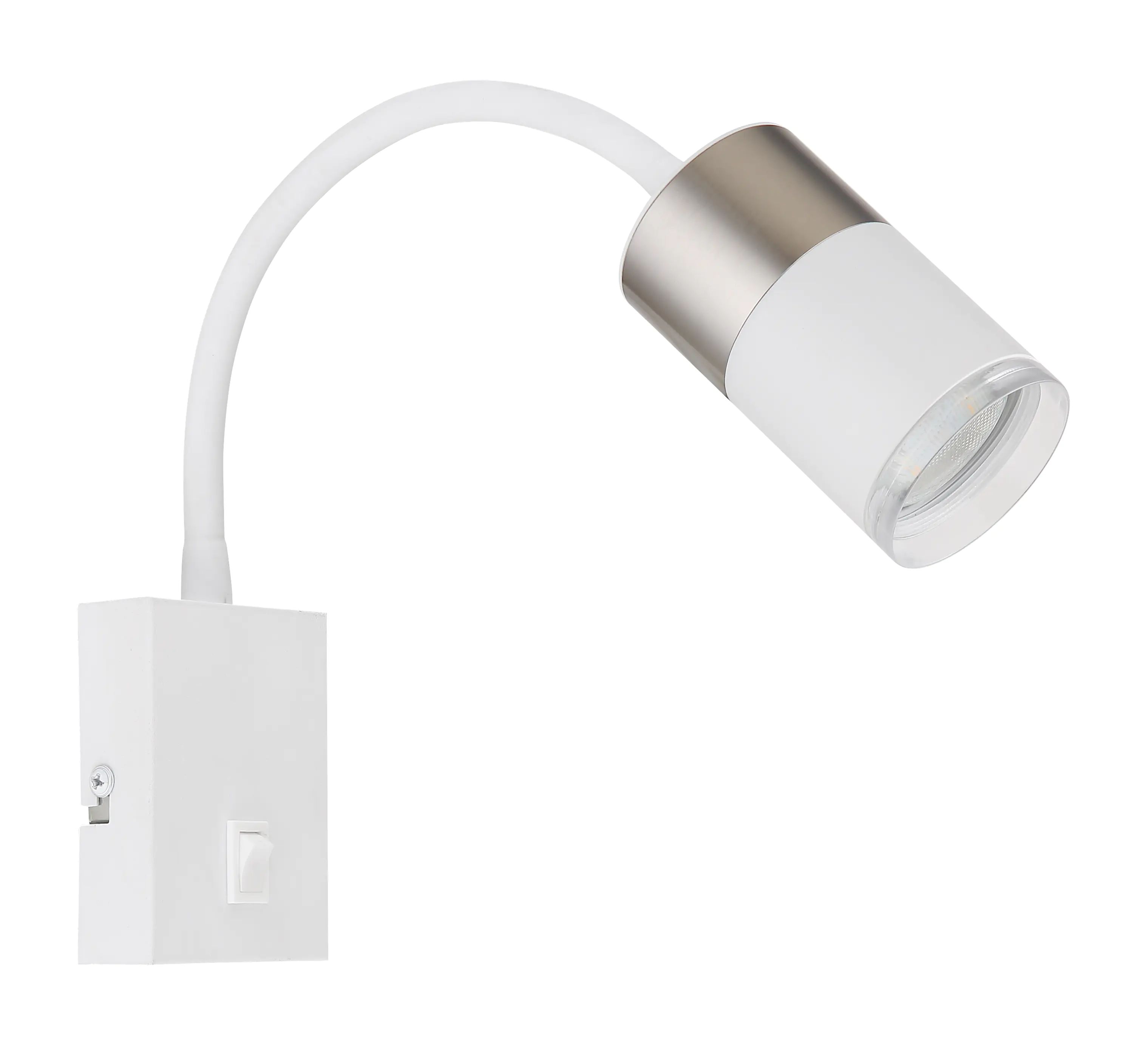 Globo Wandleuchte Brisbon weiß matt 7 x 43 cm GU10