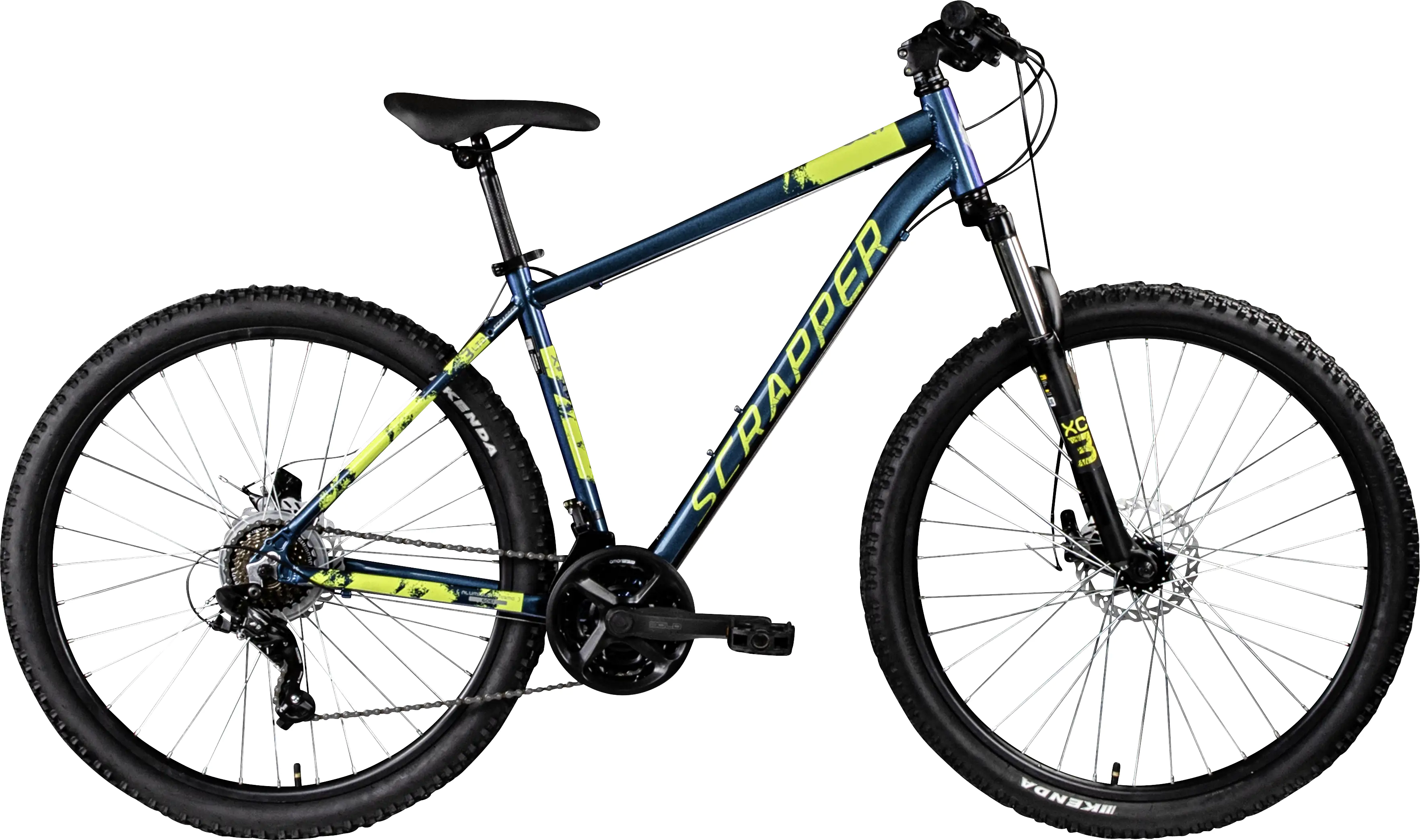 Scrapper Mountainbike XC 3.1 LTD XL 27,5 Zoll RH 55cm 21-Gang blau gelb