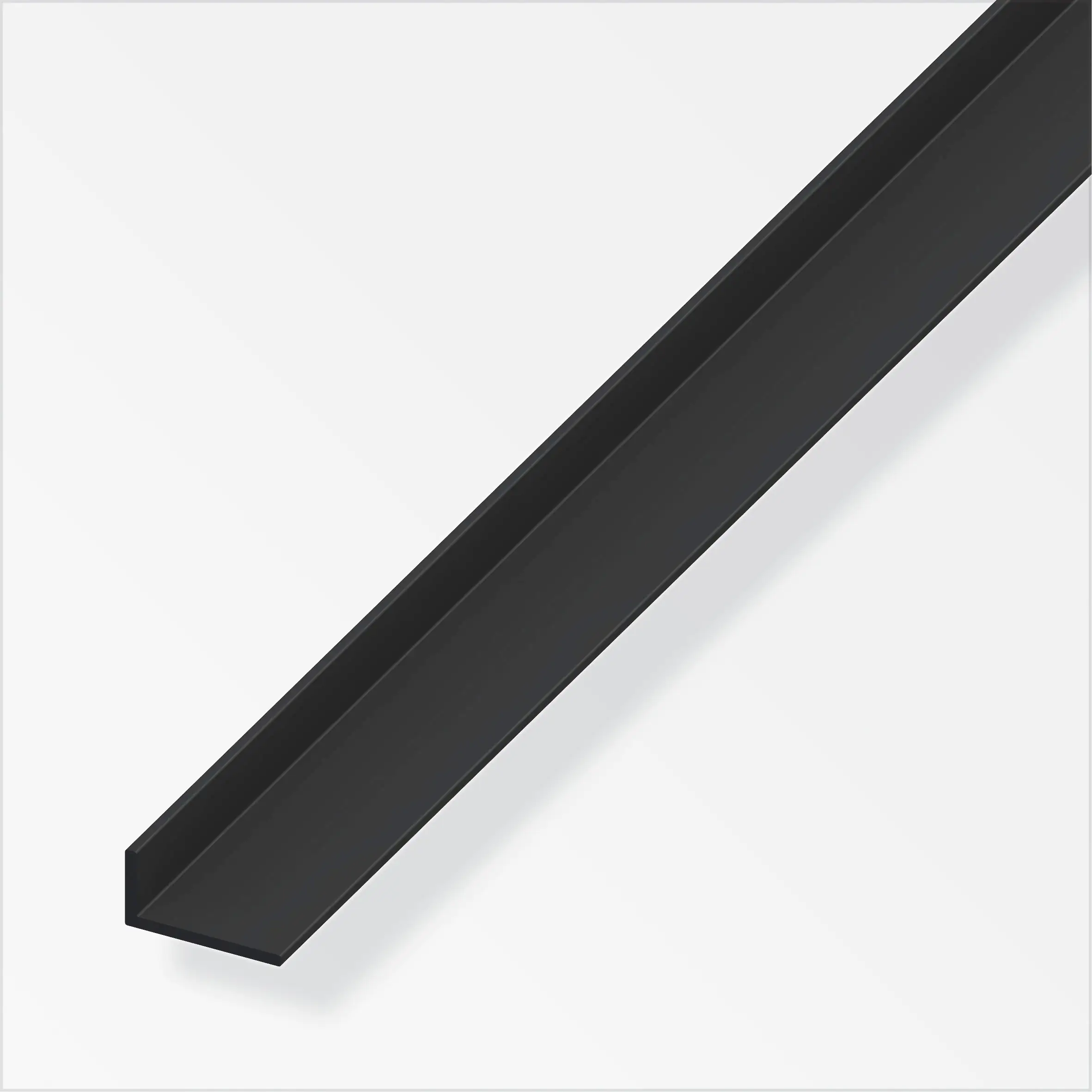 alfer Winkel 2 m, 20 x 10 mm PVC (Kunststoff) glatt schwarz alfer Winkel 2 m, 20 x 10 mm PVC (Kunststoff) glatt schwarz