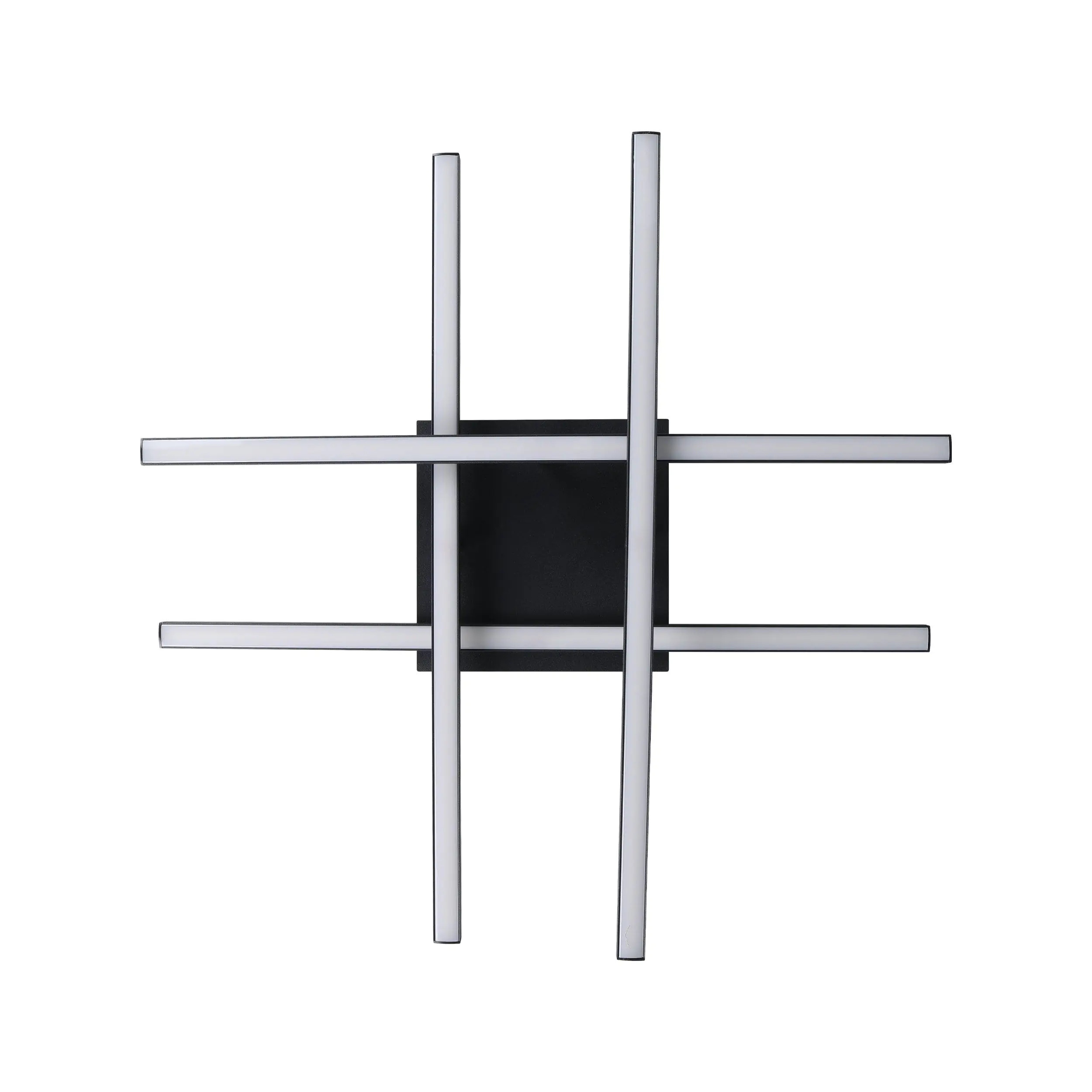 Eglo LED Deckenleuchte Lasana 3 schwarz 50 x 50 cm warmweiß