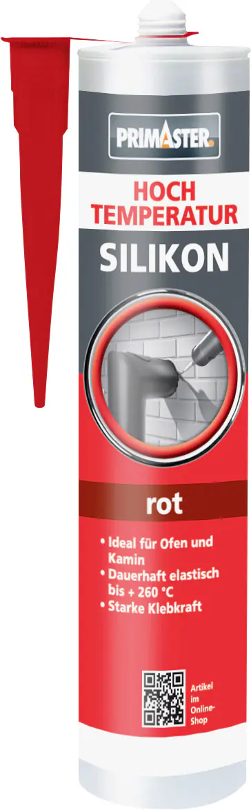 Primaster Hochtemperatur Silikon rot 300 ml
