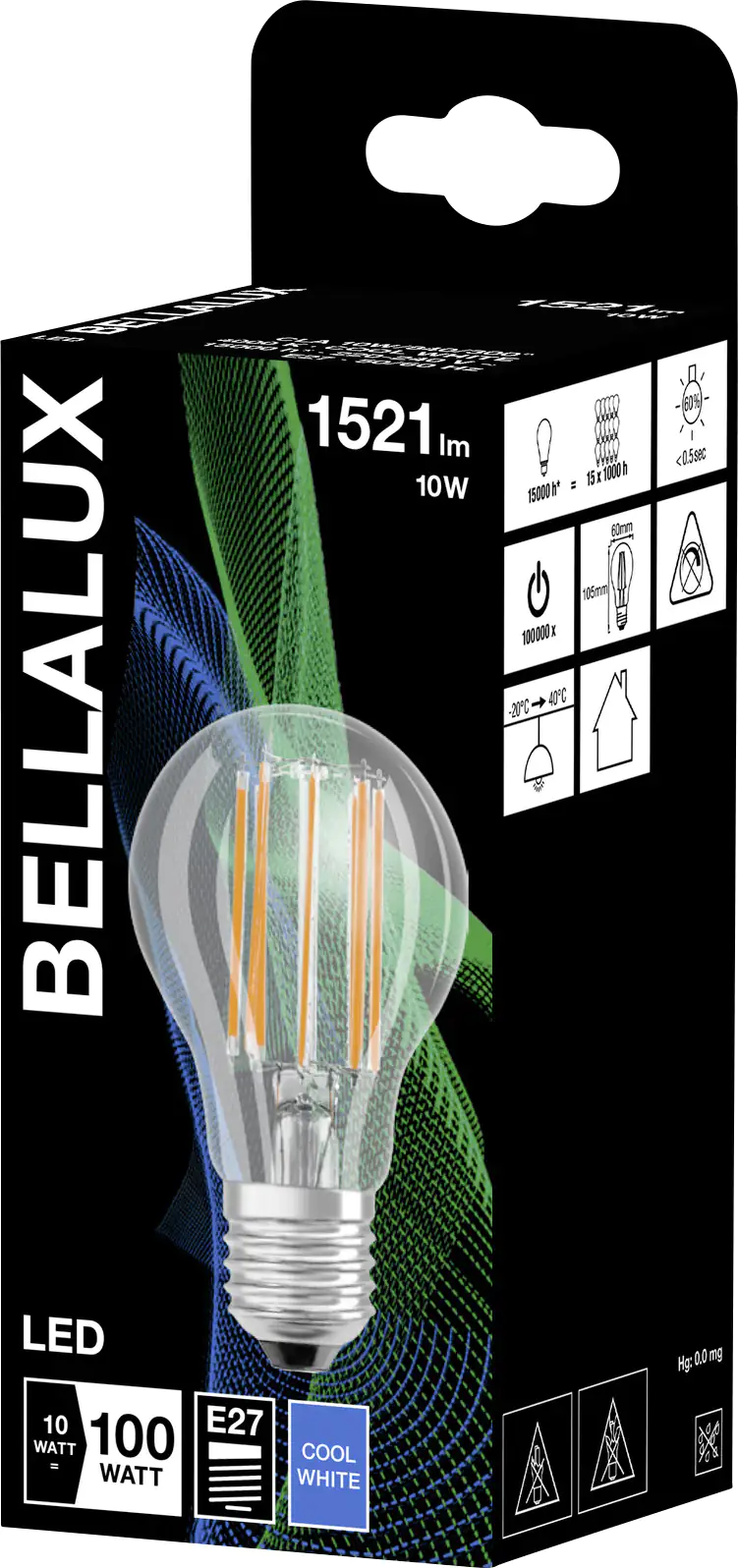 Bellalux LED Leuchtmittel Classic A100 E27 11W neutralweiß, klar Bellalux LED Leuchtmittel Classic A100 E27 11W neutralweiß, klar