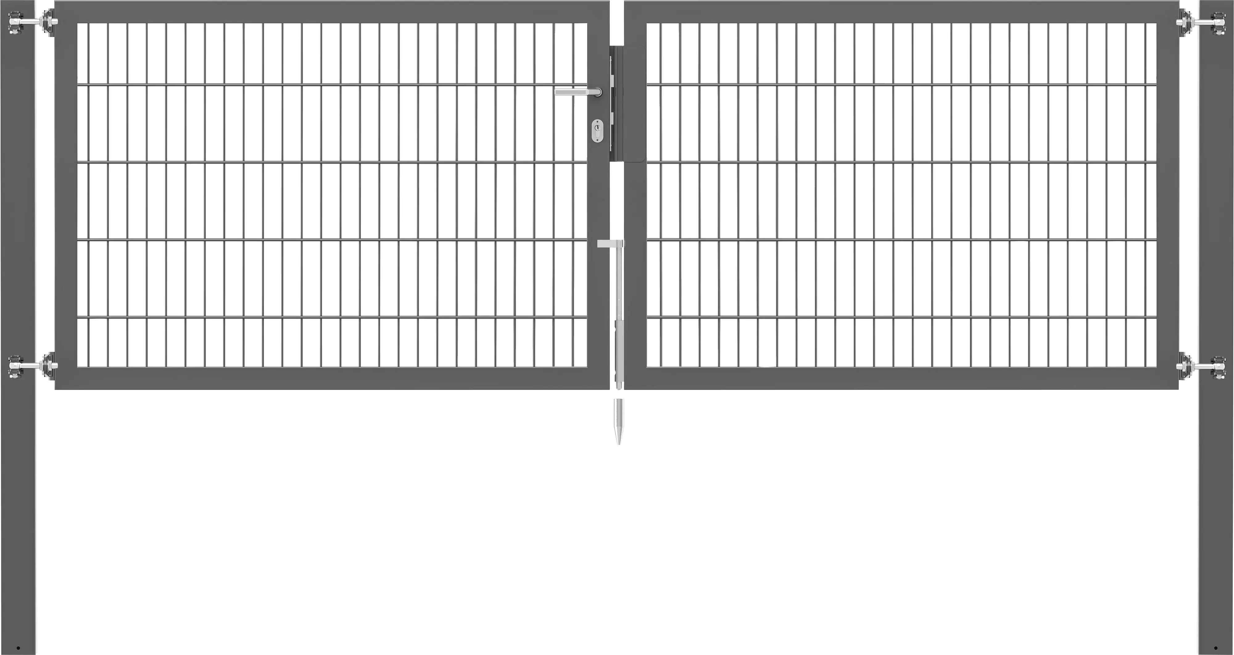 Alberts Doppeltor Flexo Plus anthrazit 300 x 100 cm