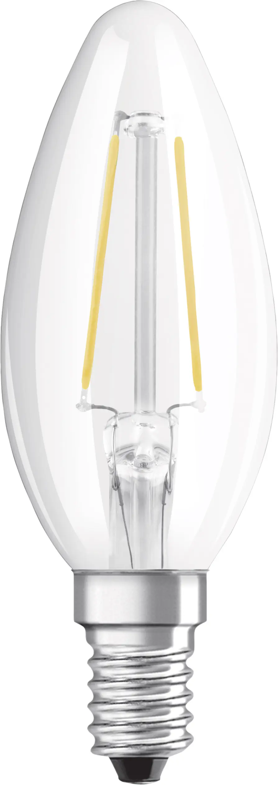 Osram LED Kerzenlampe Star E14 2,5W warmweiß, klar Osram LED Kerzenlampe Star E14 2,5W warmweiß, klar