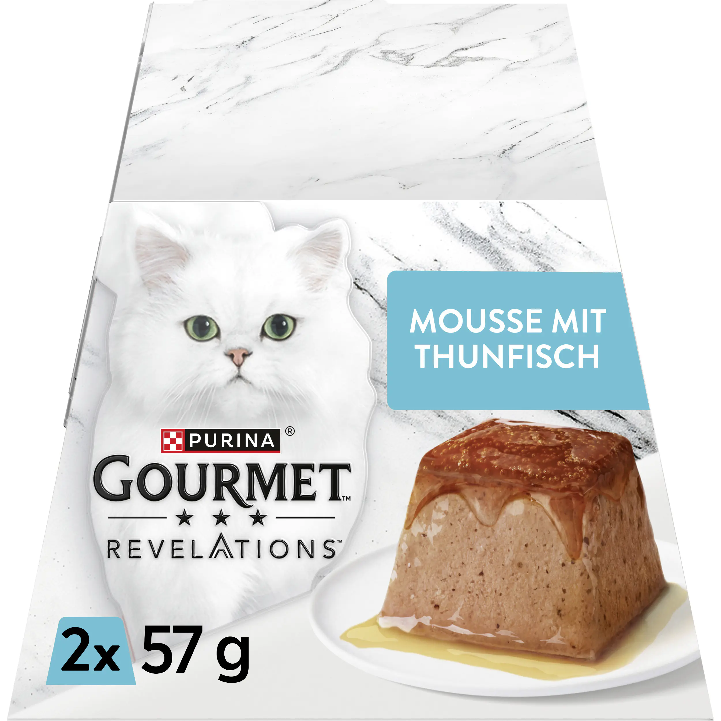 Gourmet Revelations Katzenfutter Mousse mit Thunfisch 2 x 57 g